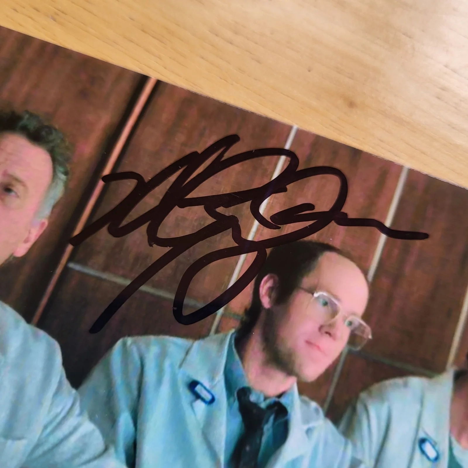 Matt Grogan — Matt Grogan Stranger Things The Walking Dead Hand Signed 4x6 Autograph, image 2