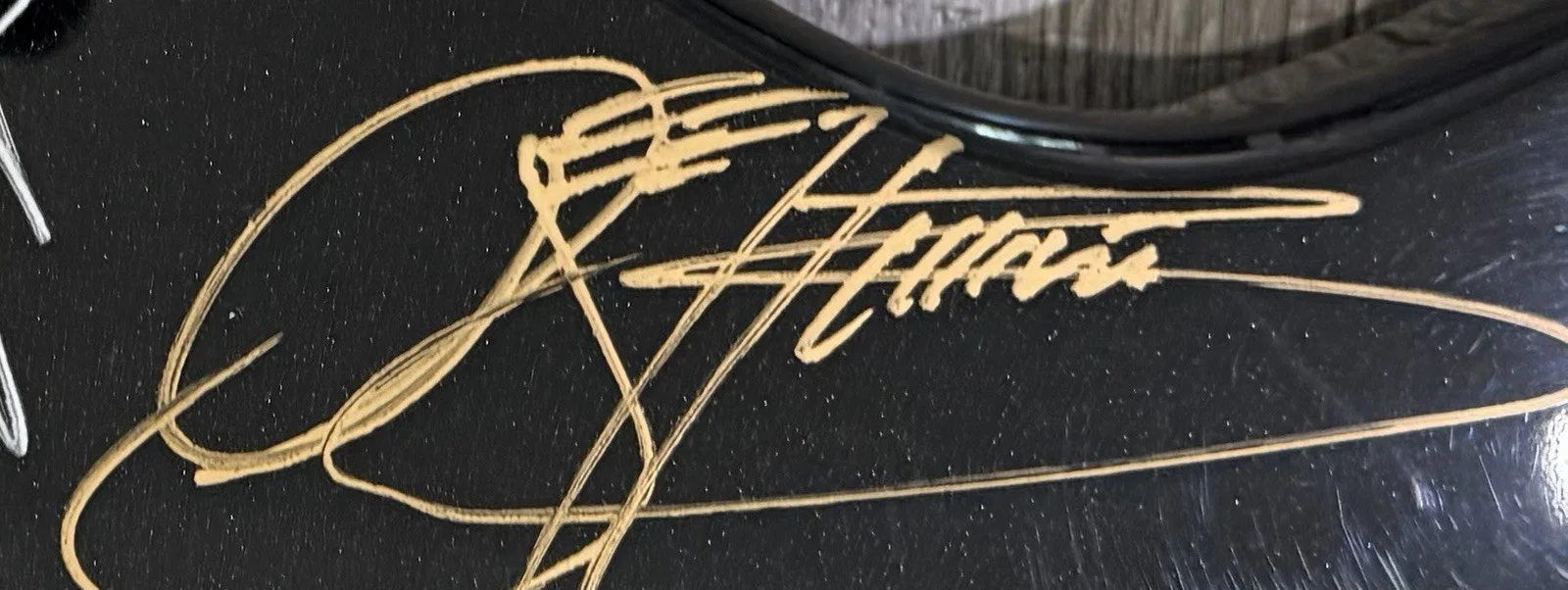 KISS Signed Guitar Thayer Singer Gene Simmons Paul Stanley Autographed Guitar !!, image 5