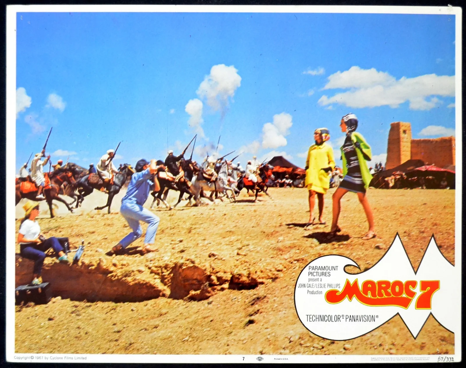 MAROC 7 1966 Gene Barry, Elsa Martinelli, Cyd Charisse 4 LOBBY CARDS, image 4