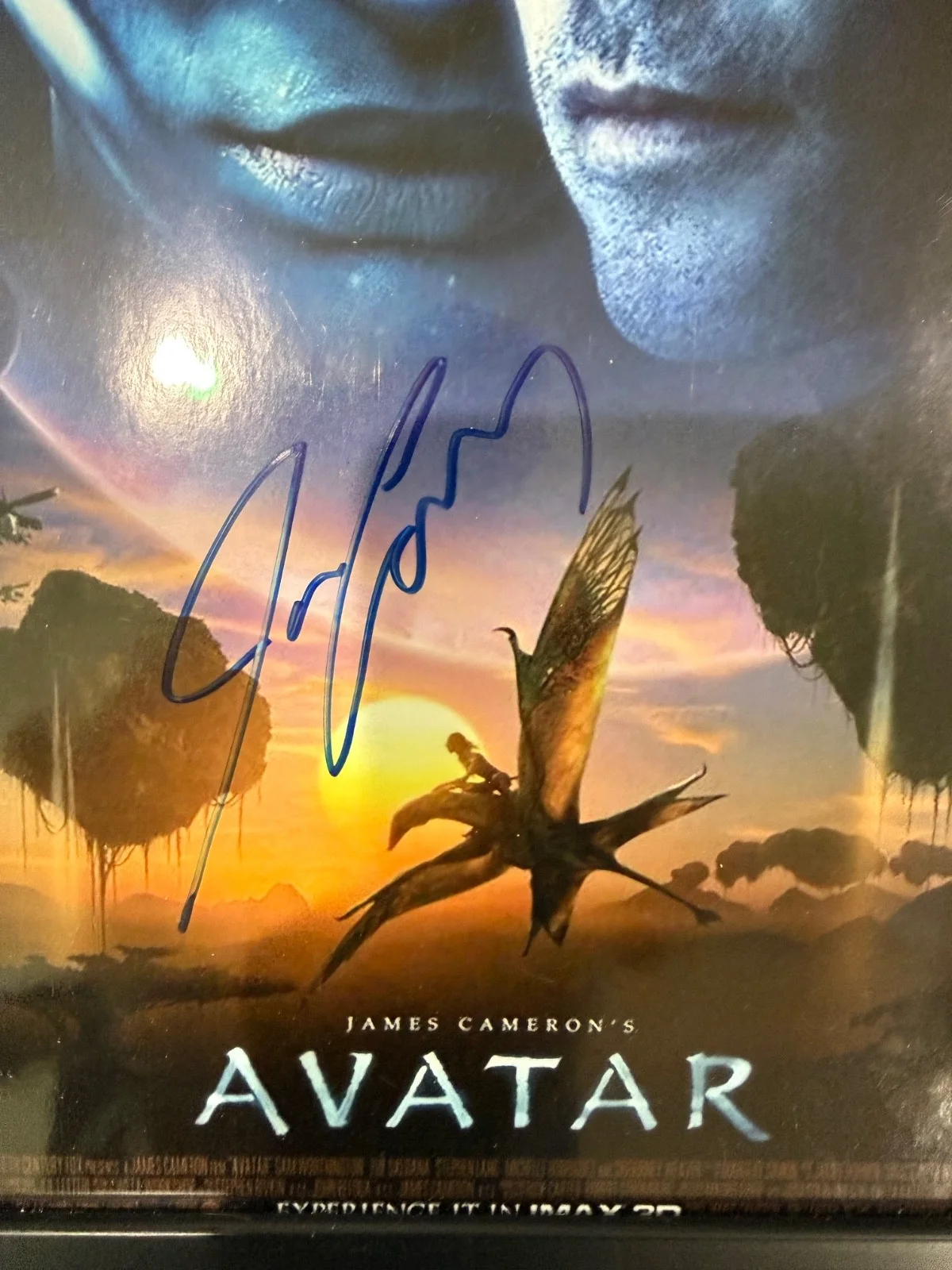 Rare Avatar 2009 11x14 James Cameron & cast Signed Poster JSA With LOA, image 3