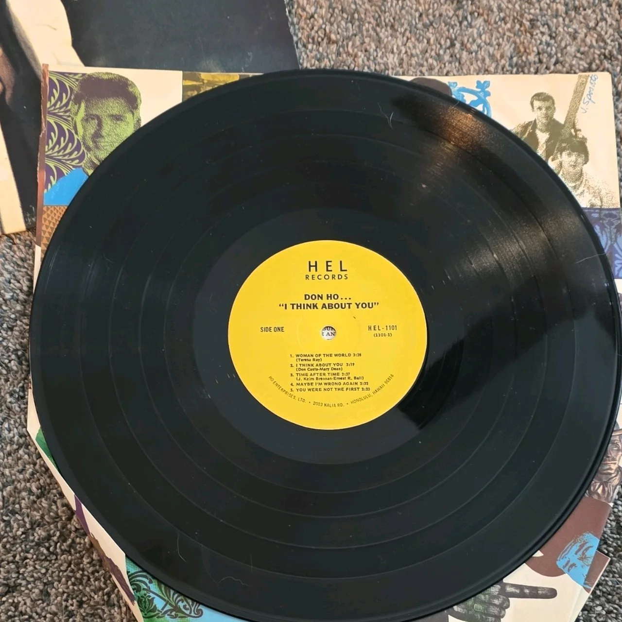 Don Ho 'I Think About You' Signed Original Vinyl Record, image 2