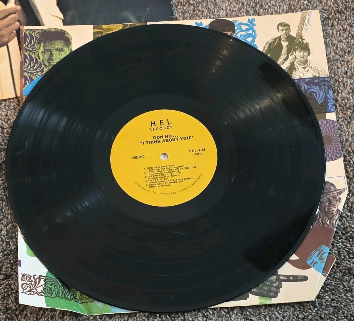 Don Ho 'I Think About You' Signed Original Vinyl Record, image 3