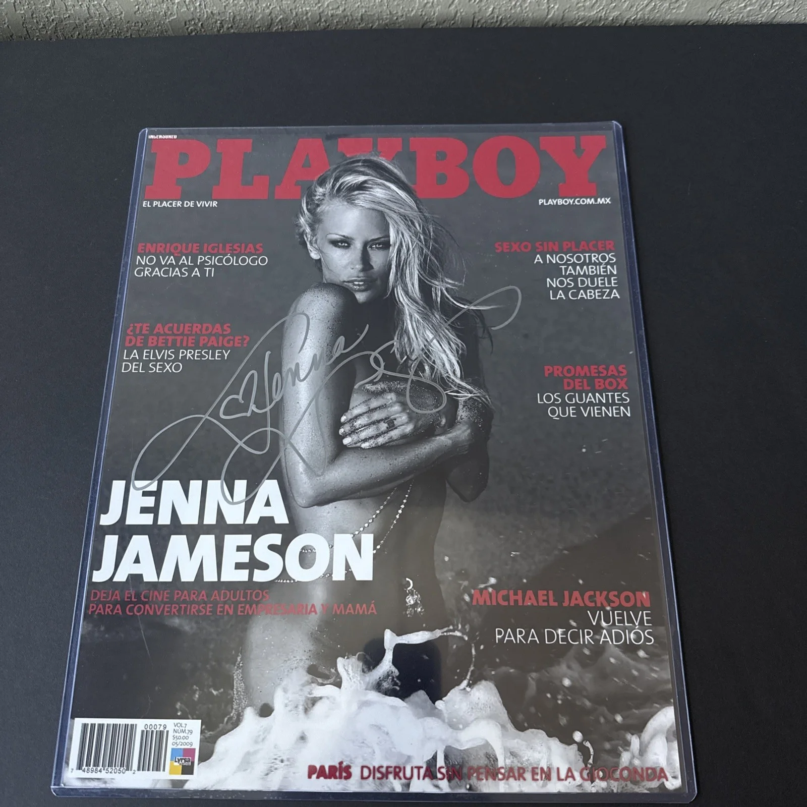 Jenna Jameson — Jenna Jameson signed Mexican Playboy Cover Girl & X-star 11x14 Photo Autograph, изображение 4