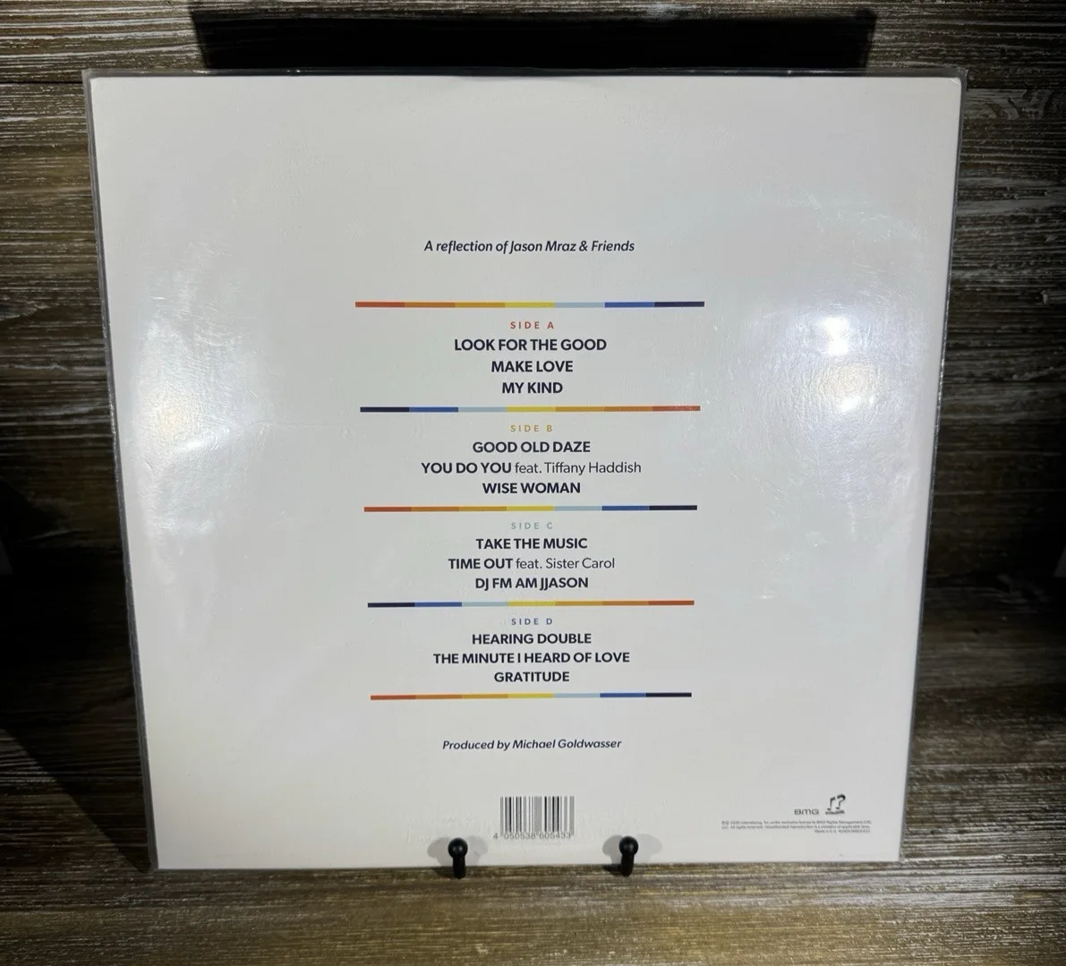 Jason Mraz Look For The Good Clear Vinyl LP Autographed Signed, image 2