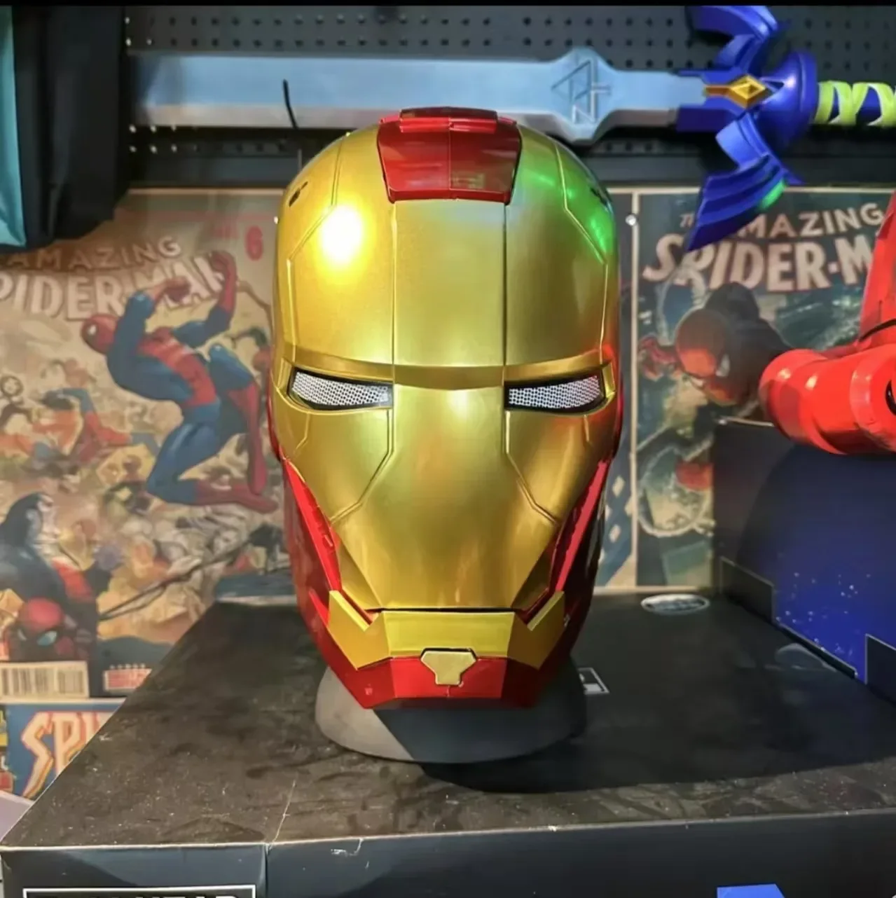 Iron Man MK5 Helmet Marvel Electric Wearable/Birthday Gift NEW, изображение 5