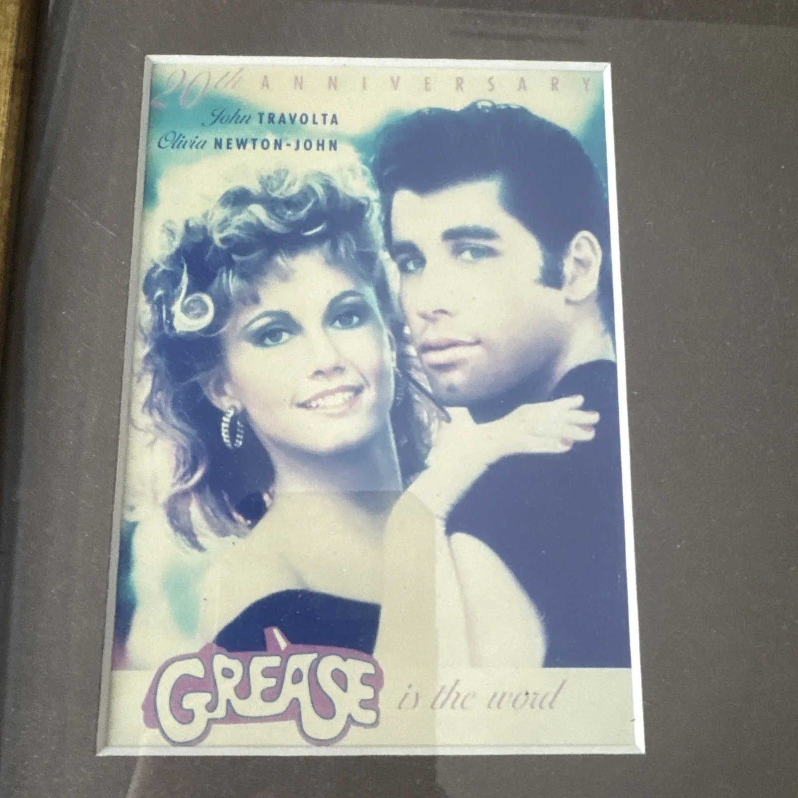 Grease Framed Film Cell 20th Anniversary 102/1000, image 3