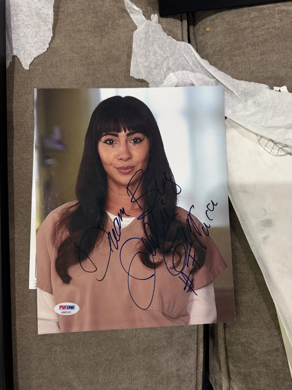 Orange Is The New Black Signed Poster + Jackie Cruz PSA/DNA Autographed Photo, image 3