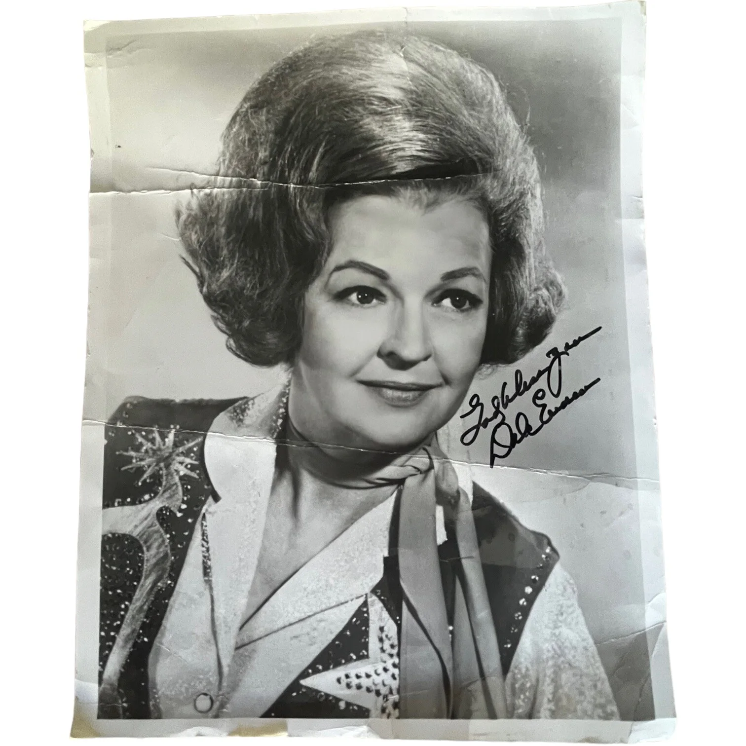 Dale Evans — Dale Evans The Roy Rogers Show TV Actress Signed 8x10 Photo Cowgirl Autographed, изображение 2