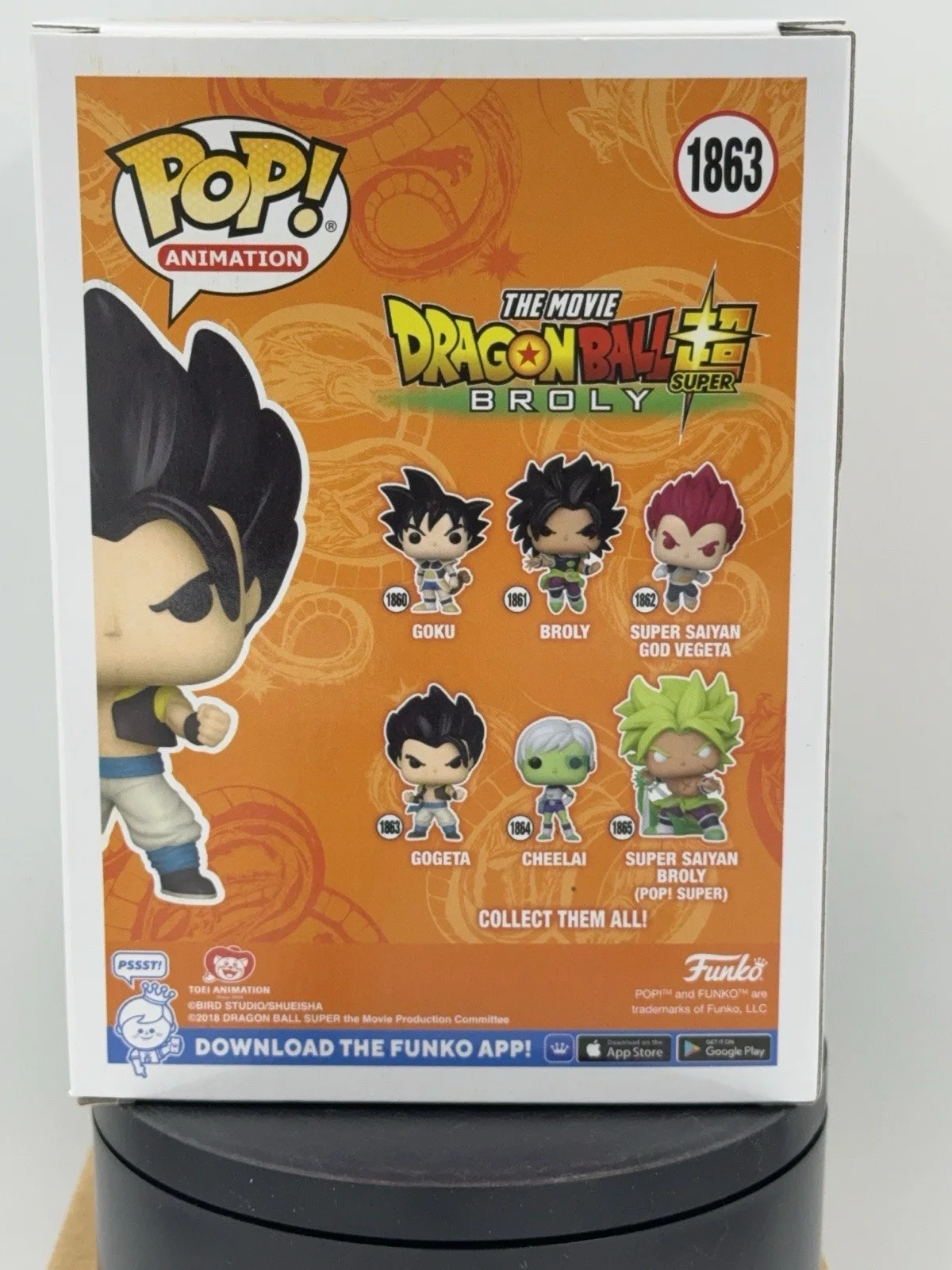 Funko Pop DragonBall Super: Broly Gogeta #1863 SIGNED BY DJ RIVERS SWUA S147813, изображение 5