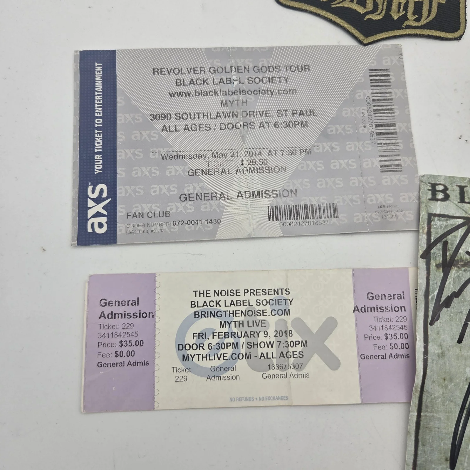 Black Label Society Catacombs of the Black Vatican Signed Poster W/ CD & Patch, изображение 5
