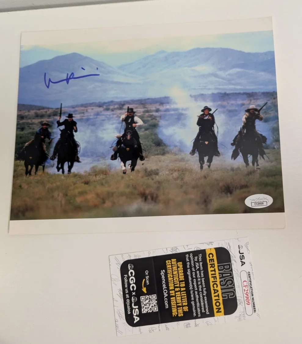 Val Kilmer — Val Kilmer Tombstone Signed 8x10 Photo JSA Certified COA Doc Holliday
