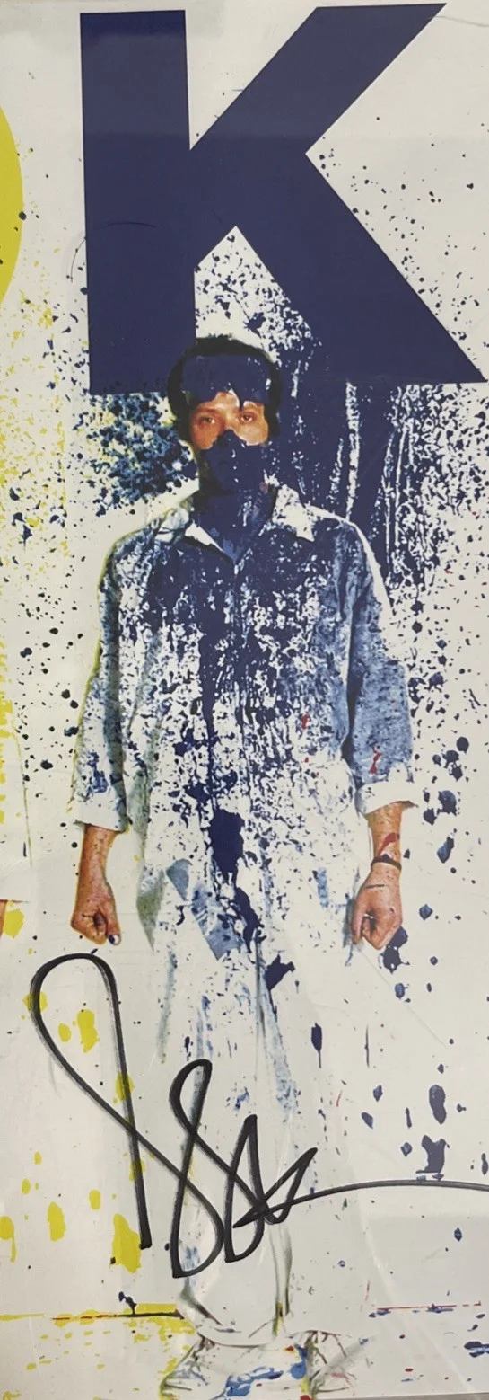 OK Go Band Poster Featuring Abstract Paint Splatter Art Of Members Signed 2010, image 3