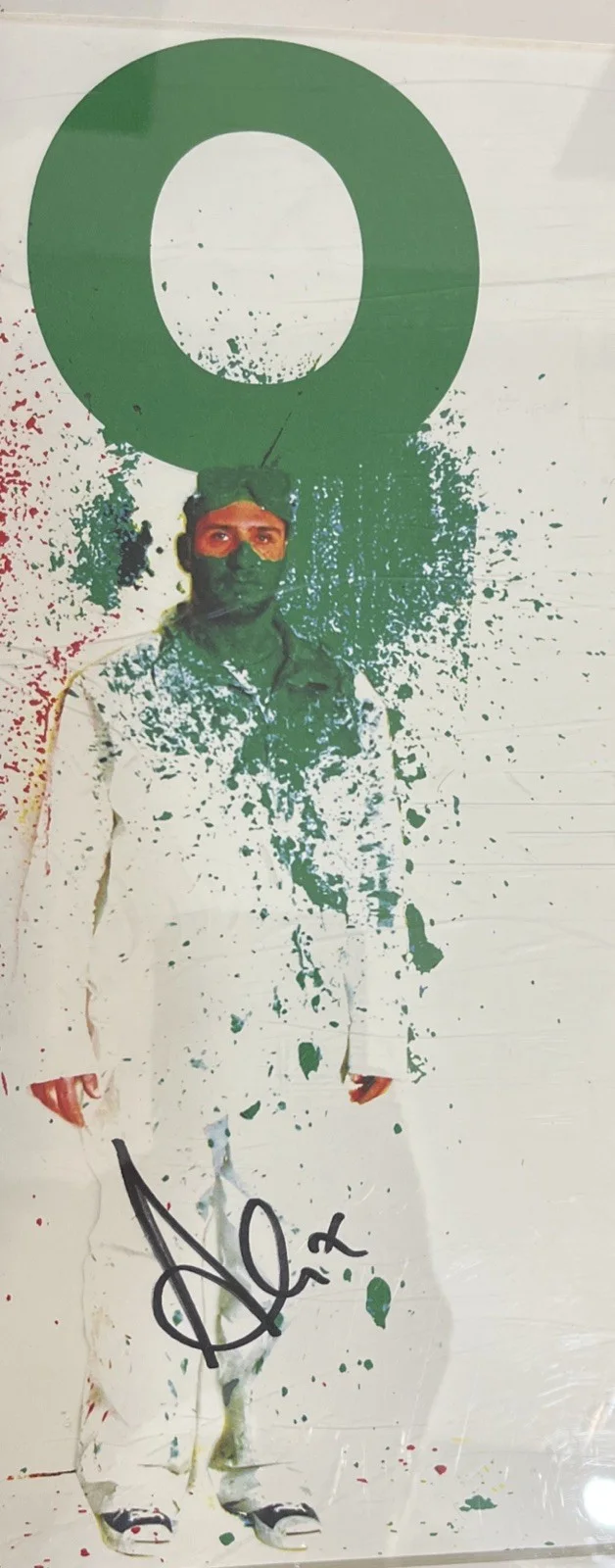 OK Go Band Poster Featuring Abstract Paint Splatter Art Of Members Signed 2010, image 5
