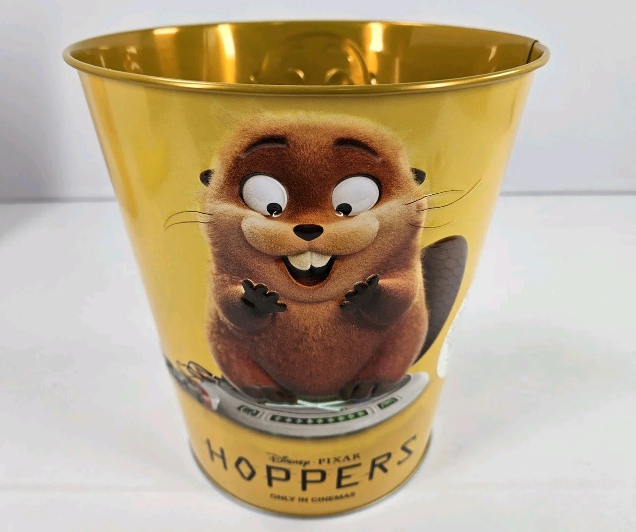 Disney Pixar “Hoppers” Promotional 130 Oz Popcorn Tin Bucket & Cup - Brand New, изображение 2
