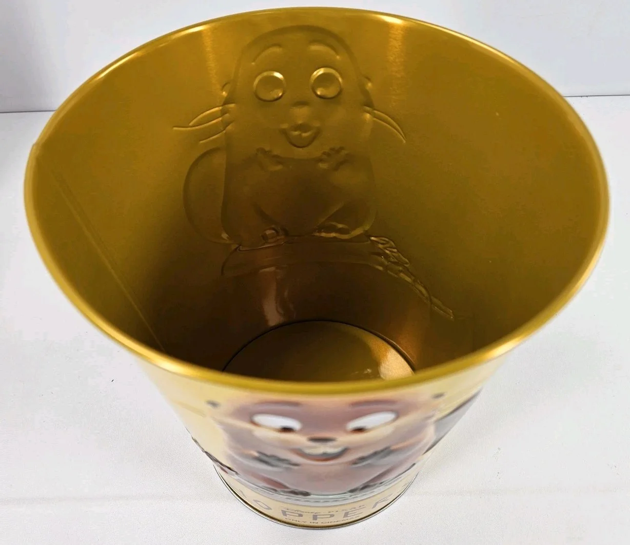 Disney Pixar “Hoppers” Promotional 130 Oz Popcorn Tin Bucket & Cup - Brand New, изображение 3