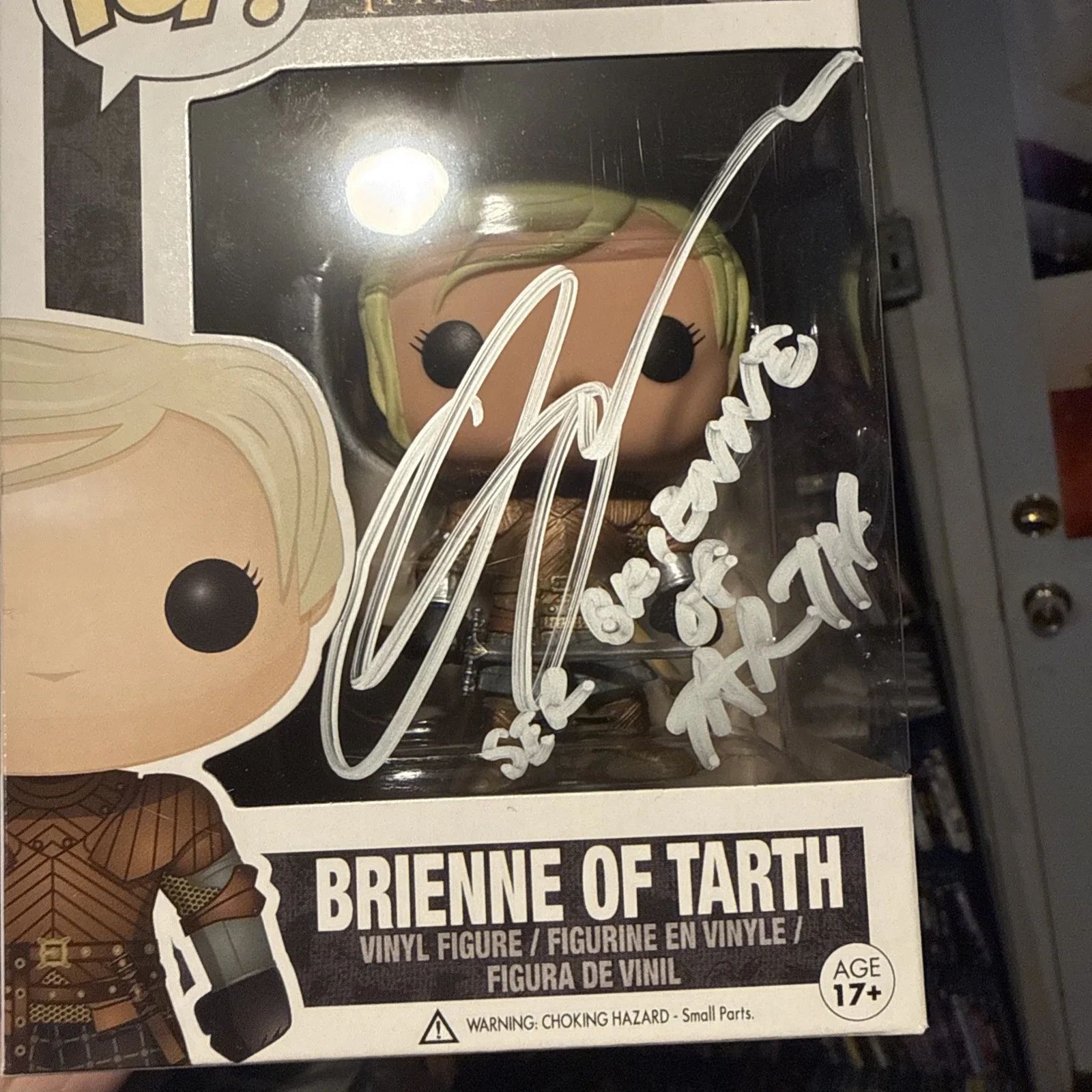 Gwendoline Christie — Gwendoline Christie Signed Ser Brienne of Tarth Funko Game of Thrones character, image 2