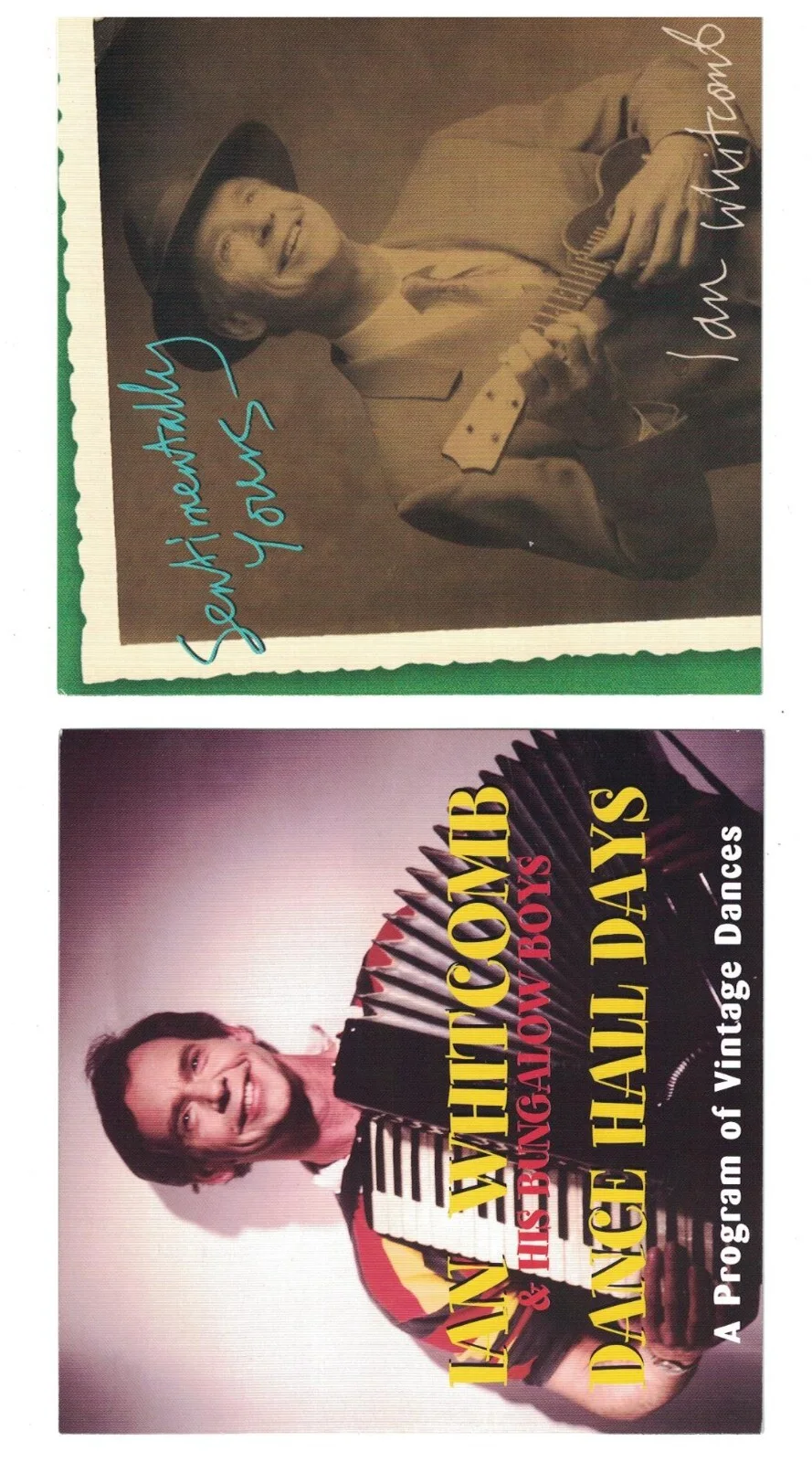 IAN WHITCOMB Autographed 8X10 and Postcard You Turn Me On FREE SHIPPING! Ukelele, image 4
