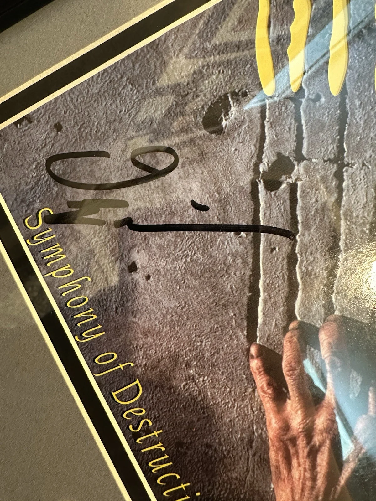 Megadeth Signed Symphony Of Destruction 45 LP Marty Friedman And David Ellefson, изображение 5
