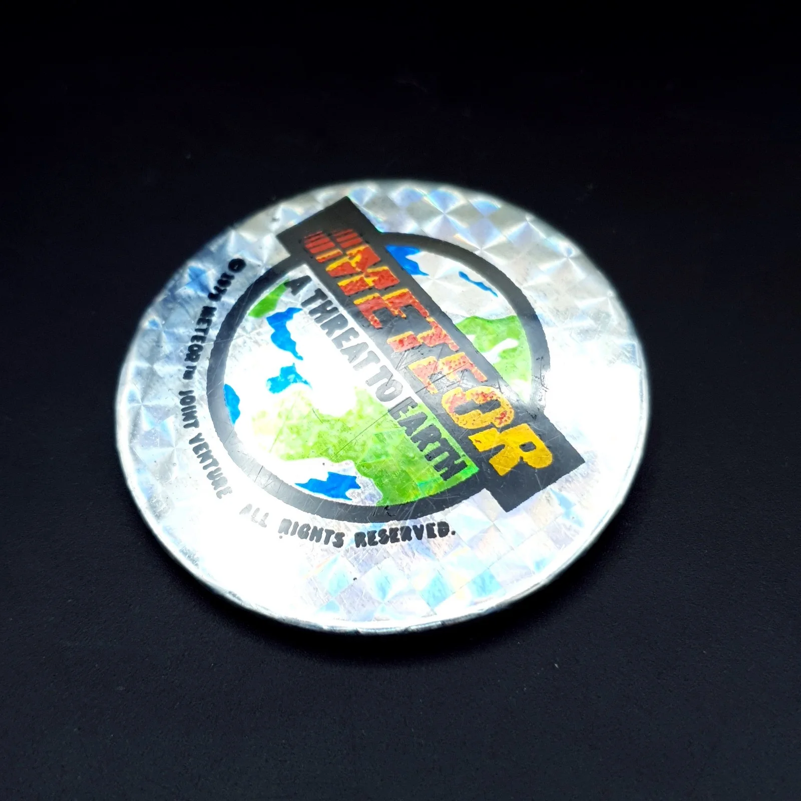 1979 Meteor Sean Connery Natalie Wood Karl Malden Movie Promo Pin Pinback Button, изображение 3