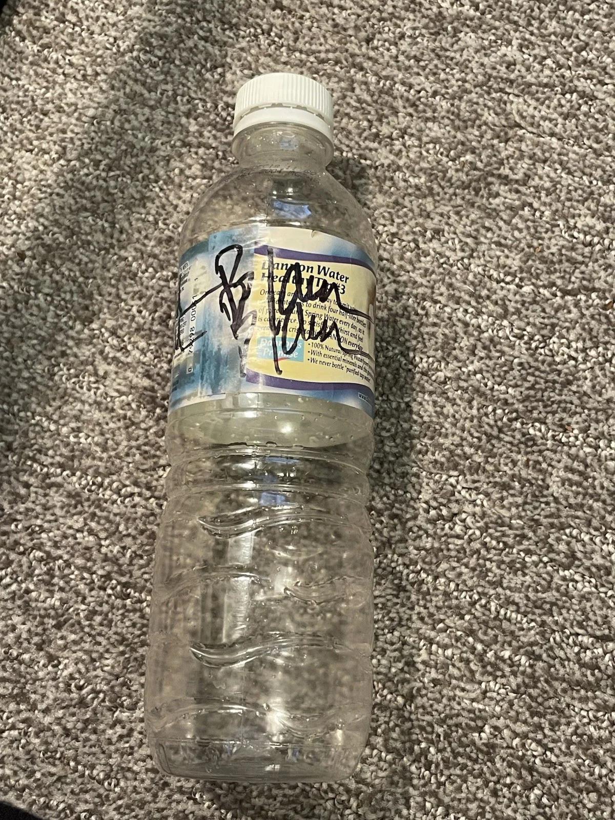 Frank Black Pixies Autographed Water Bottle Frank Drank Out Of 2004, изображение 2
