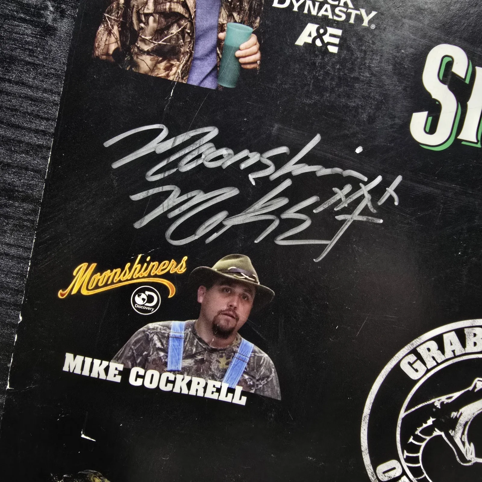 Rare 12th Annual Grabuone Outfitters Snake Grabbin Rodeo Signed Poster 18" x 12", изображение 3