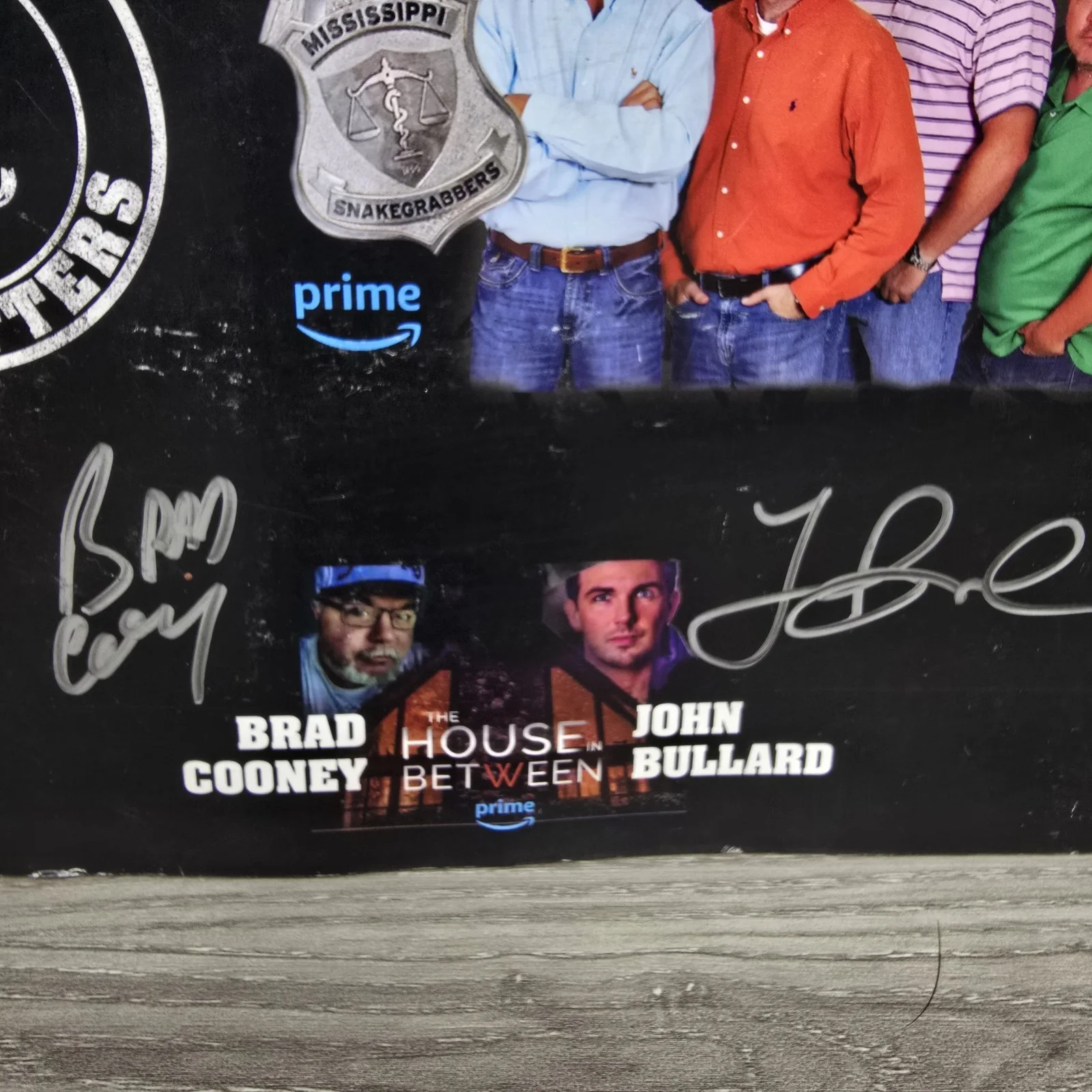 Rare 12th Annual Grabuone Outfitters Snake Grabbin Rodeo Signed Poster 18" x 12", изображение 5
