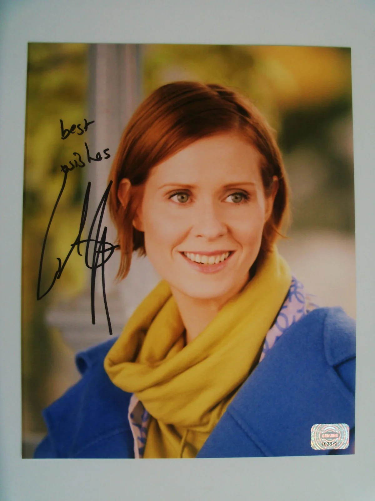Cynthia Nixon — CYNTHIA NIXON Signed Autographed 8X10 Photo W/ Hologram/Serial #