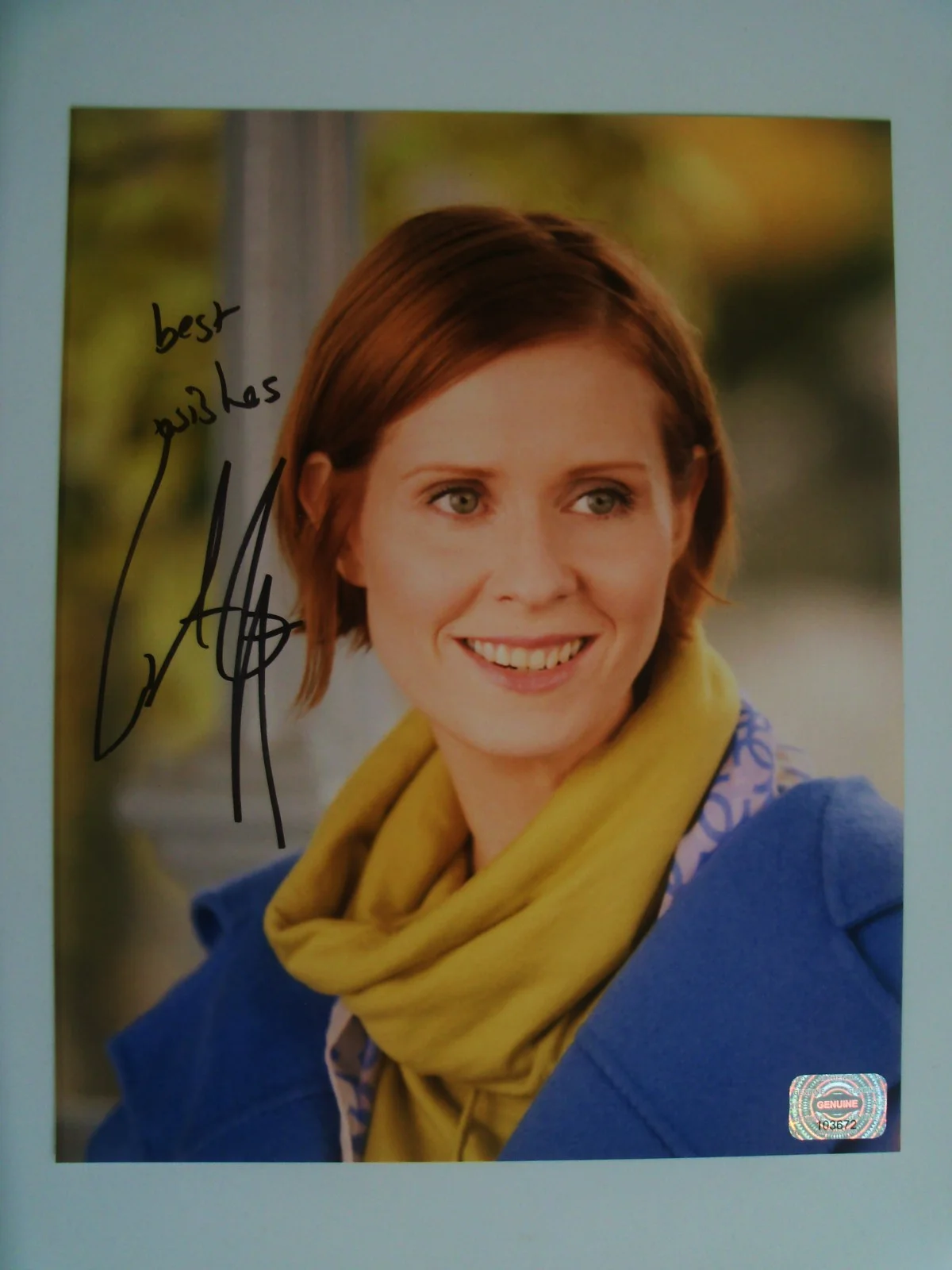 Cynthia Nixon — CYNTHIA NIXON Signed Autographed 8X10 Photo W/ Hologram/Serial #, image 2
