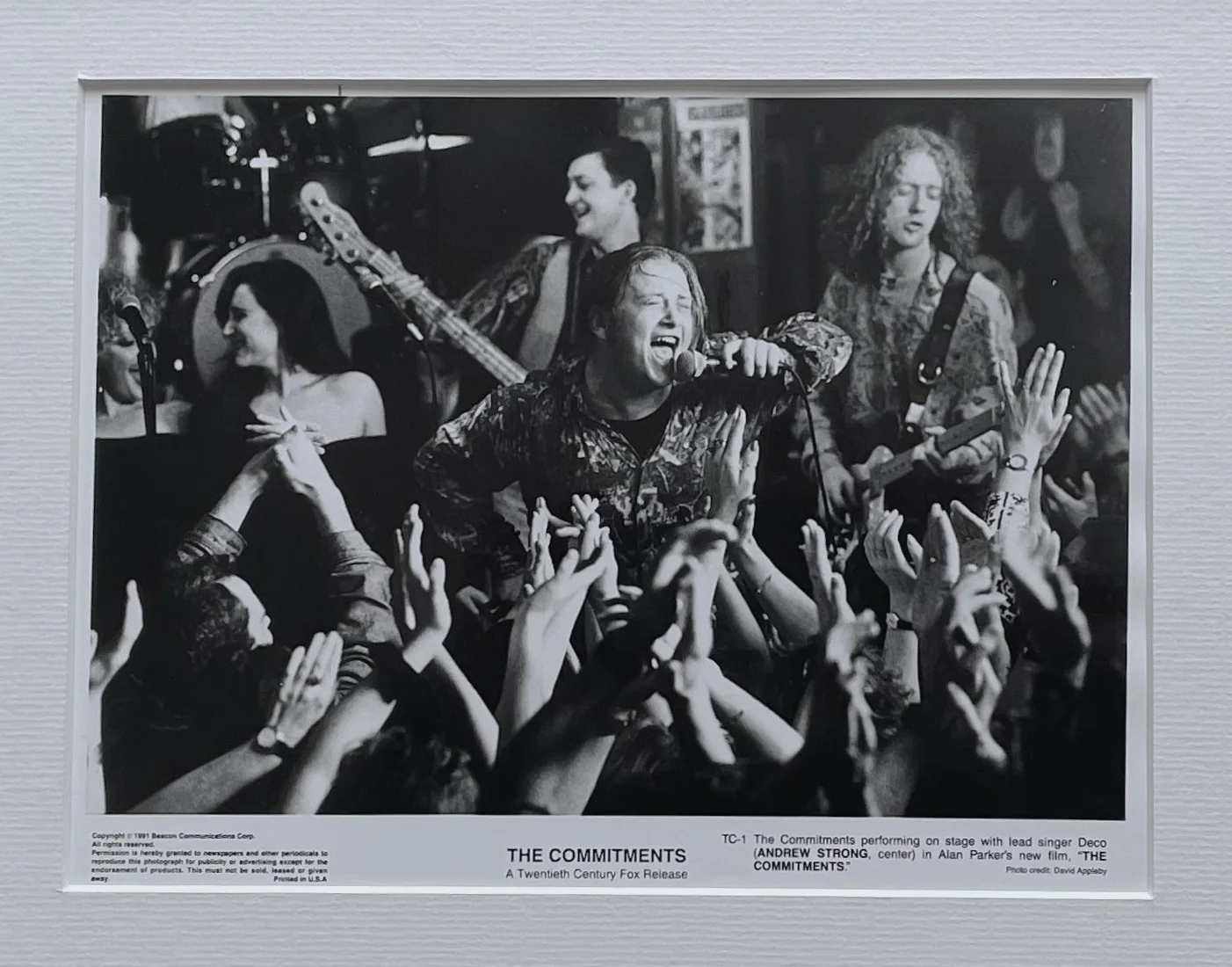 The Commitments Photo Original 8X10 Inch B&W Press Publicity Still: Framed, изображение 3