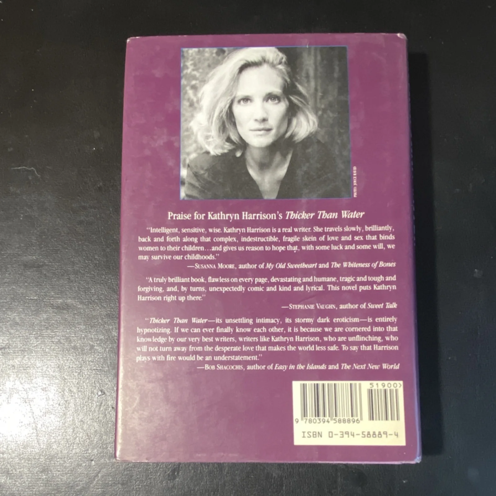 Kathryn Harrison — Thicker Than Water Kathryn Harrison Signed First Edition Hardcover Random House, image 2