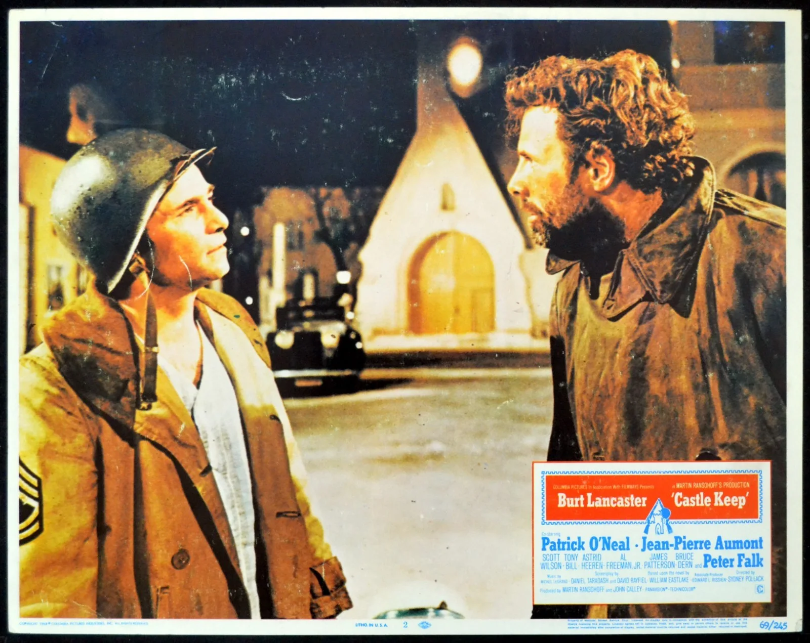 CASTLE KEEP 1969 Peter Falk, Jean-Pierre Aumont, Bruce Dern 3 LOBBY CARDS, изображение 3