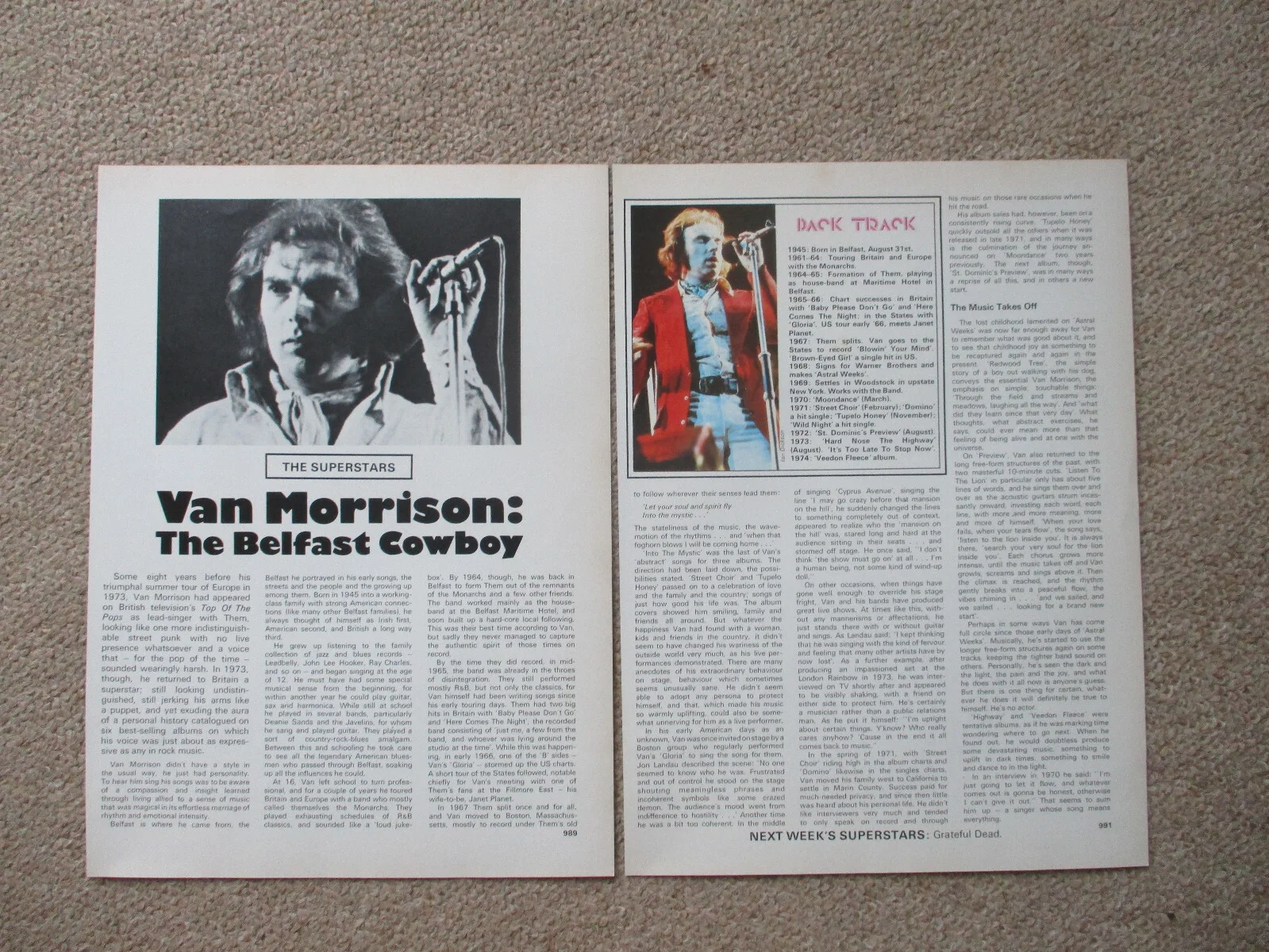 Marvin Gaye - 4 page magazine article with colour and B/W pics, изображение 2