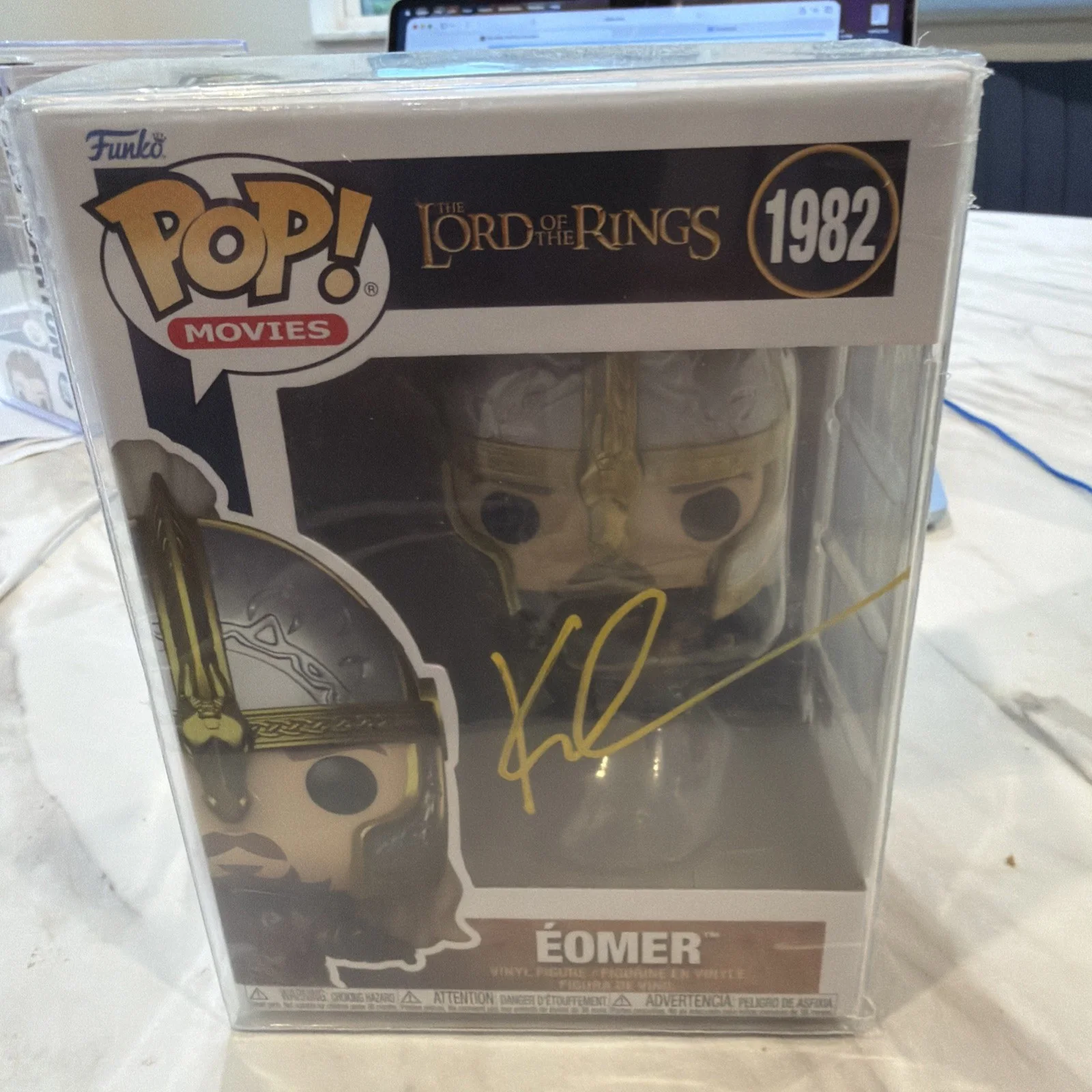 Karl Urban — KARL URBAN SIGNED Lord of the Rings EOMER FUNKO POP #1982 with JSA COA