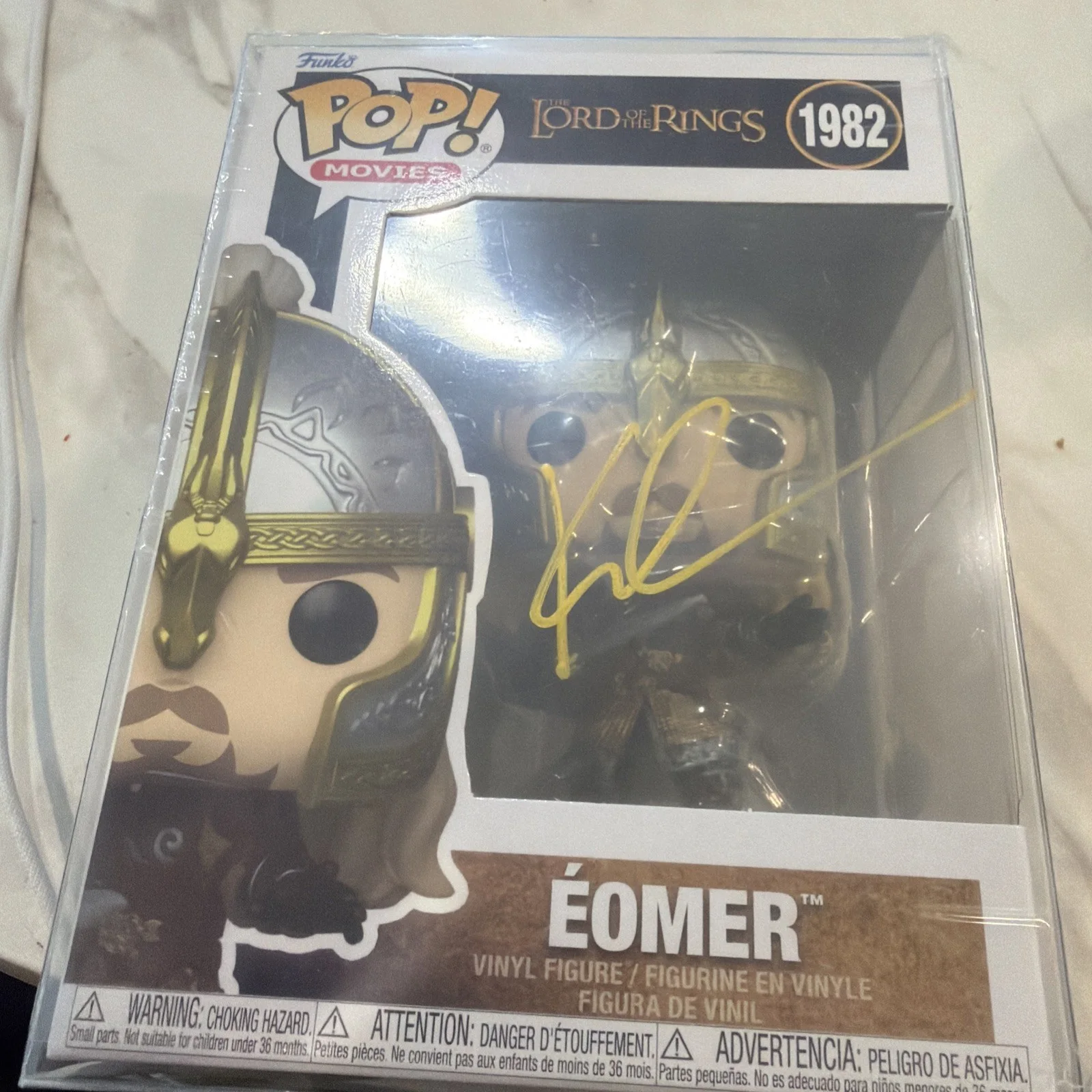 Karl Urban — KARL URBAN SIGNED Lord of the Rings EOMER FUNKO POP #1982 with JSA COA, изображение 3