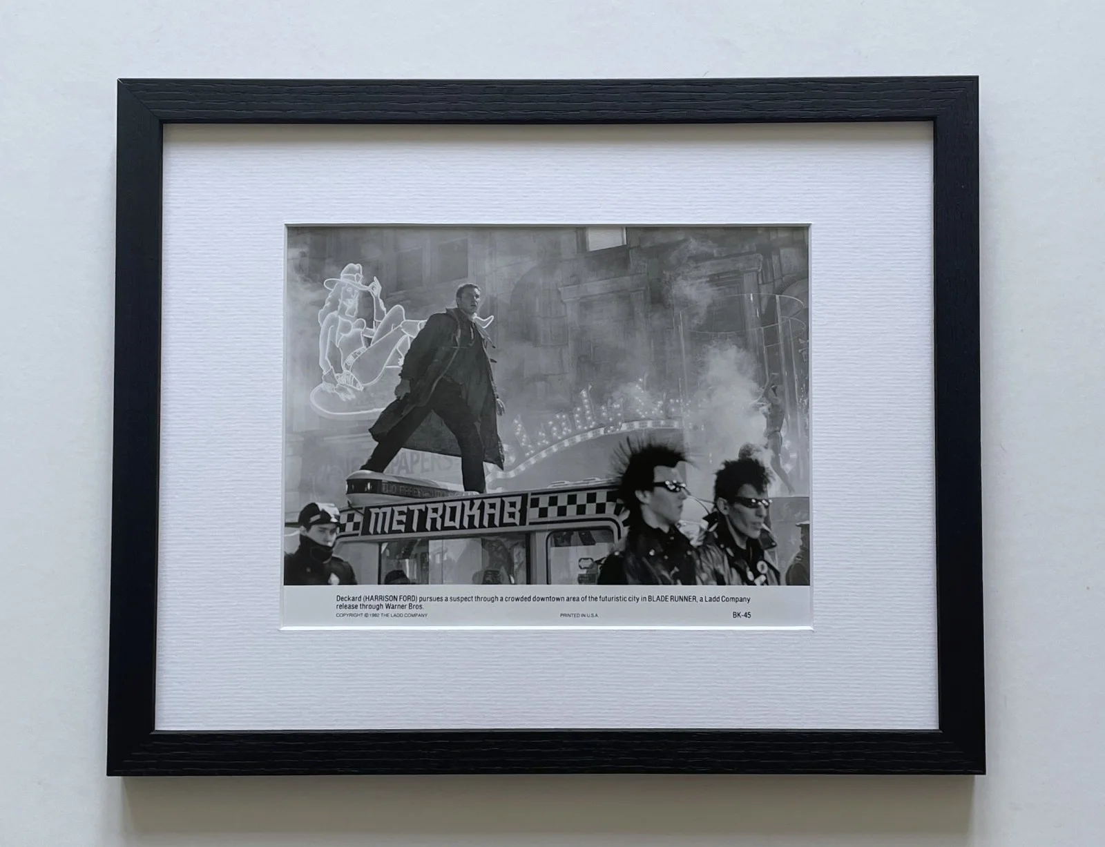 Bladerunner Photo Original 8X10 Inch B&W Press Publicity Still: Framed, изображение 2