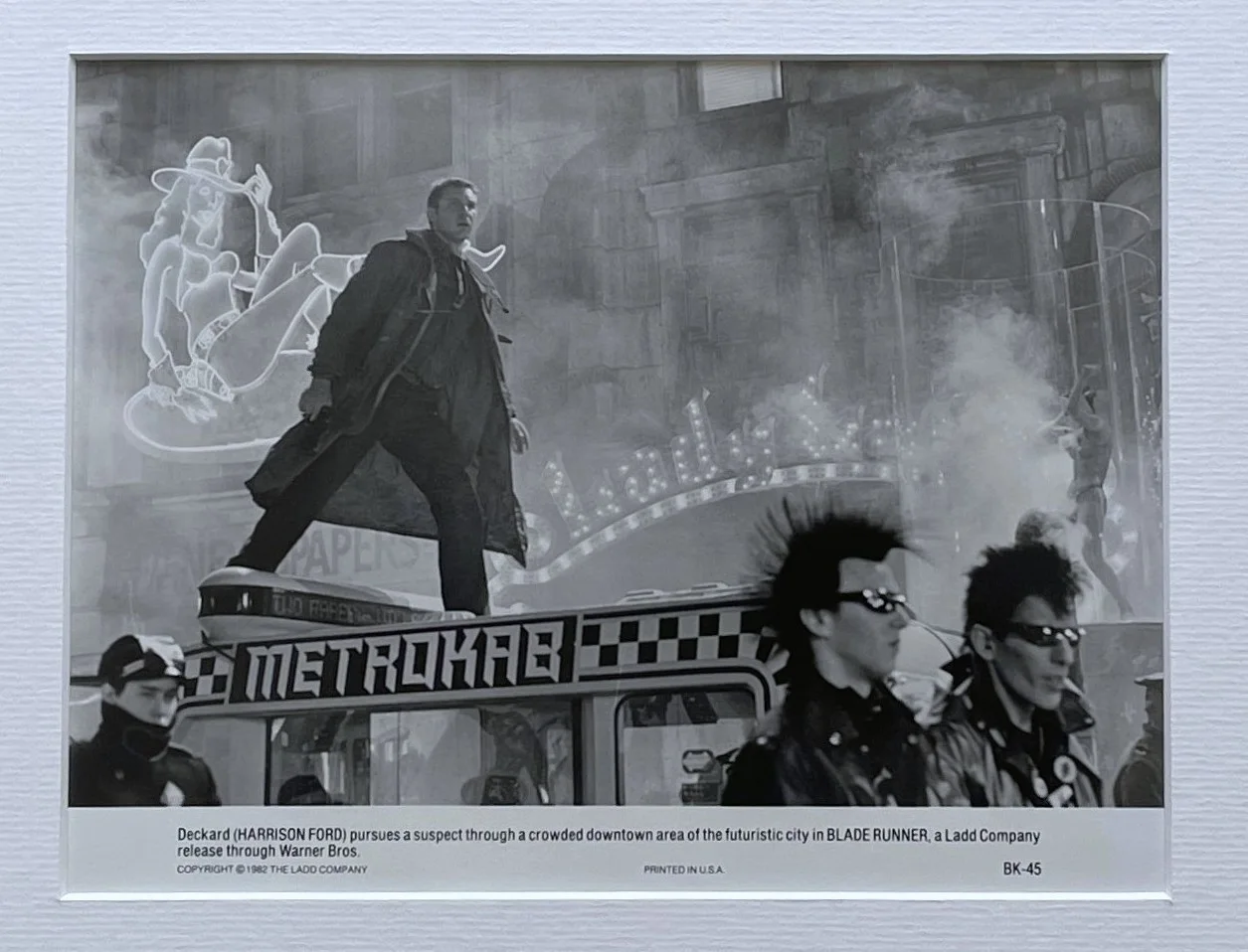 Bladerunner Photo Original 8X10 Inch B&W Press Publicity Still: Framed, изображение 3
