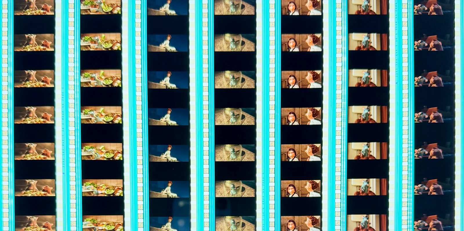 Walt Disney Picture's & Pixar's Ratatouille 2007 Rare Unmounted 35mm Film Cells, изображение 4