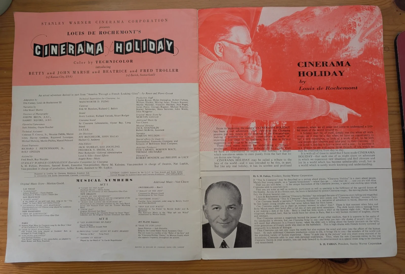 Cinerama Holiday / London Casino / 'The 2nd Cinerama Presentation' program, 1954, image 3