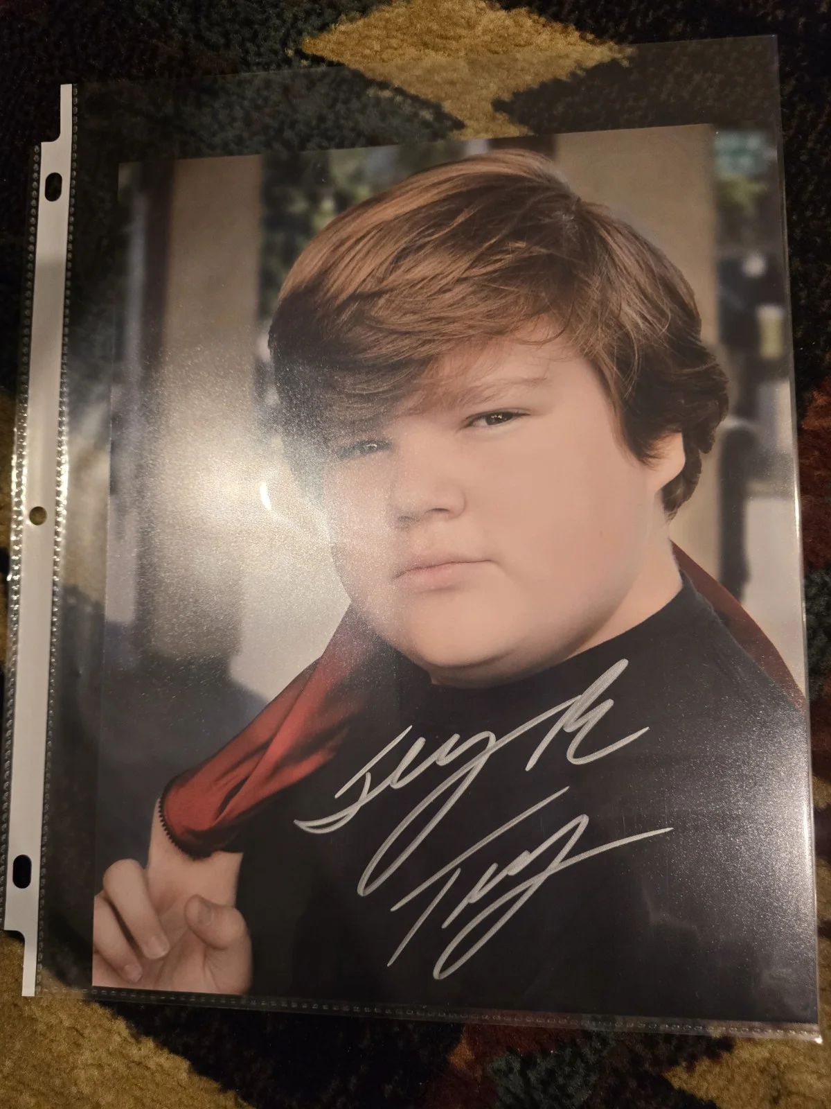 Jeremy Ray Taylor — VTG Jeremy Ray Taylor Child Actor Autograph Goosebumps 2 Pics Autograph, image 2
