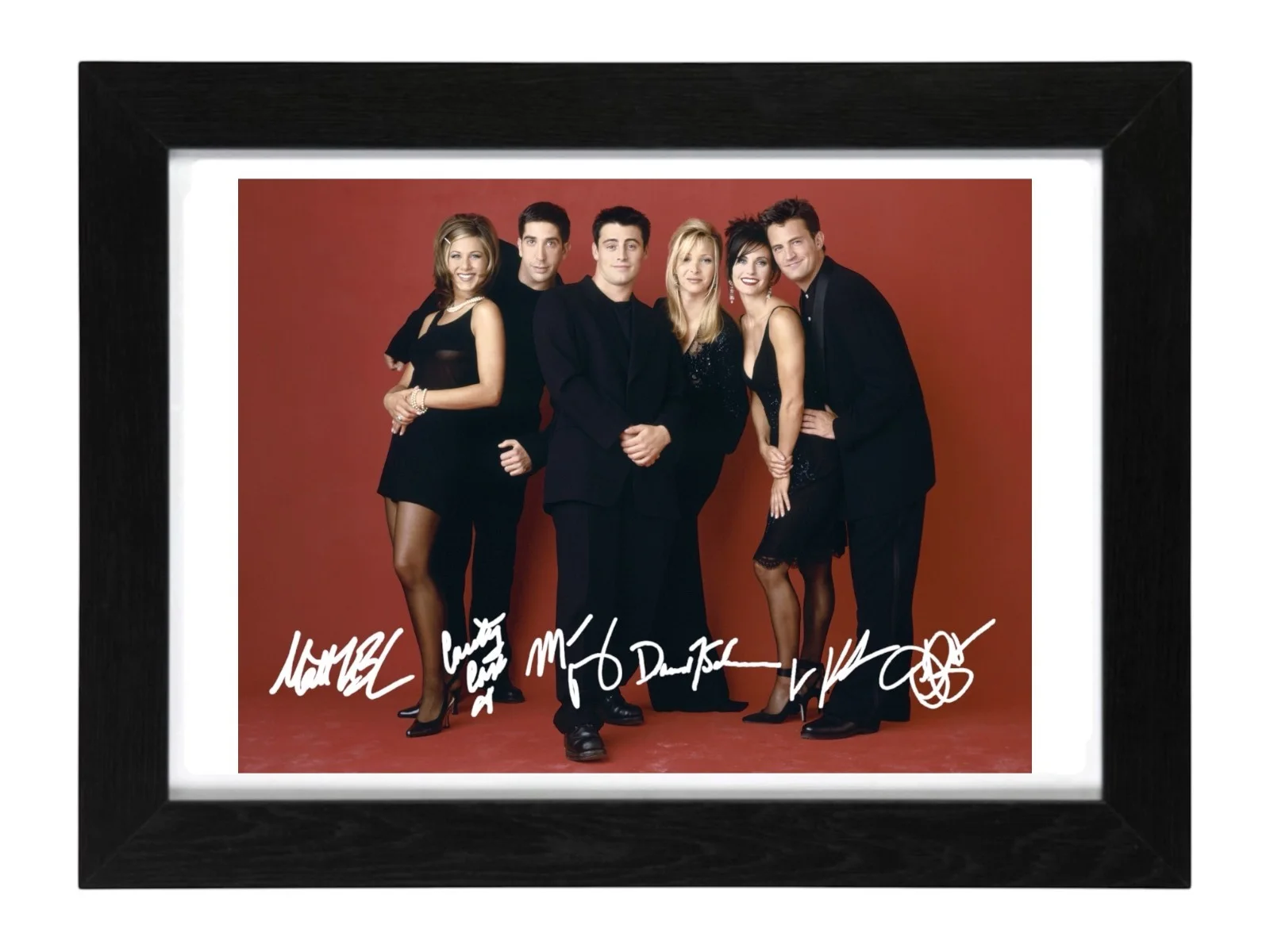 Friends Cast Multi Signed Autograph PHOTO Pre Print 6x4/A4/ Framed / Friends, изображение 2
