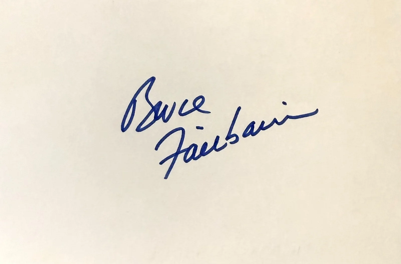 Bruce Fairbairn — BRUCE FAIRBAIRN Signed Autographed 4"x 6 INDEX CARD Vampire Hookers The Rookies, изображение 3