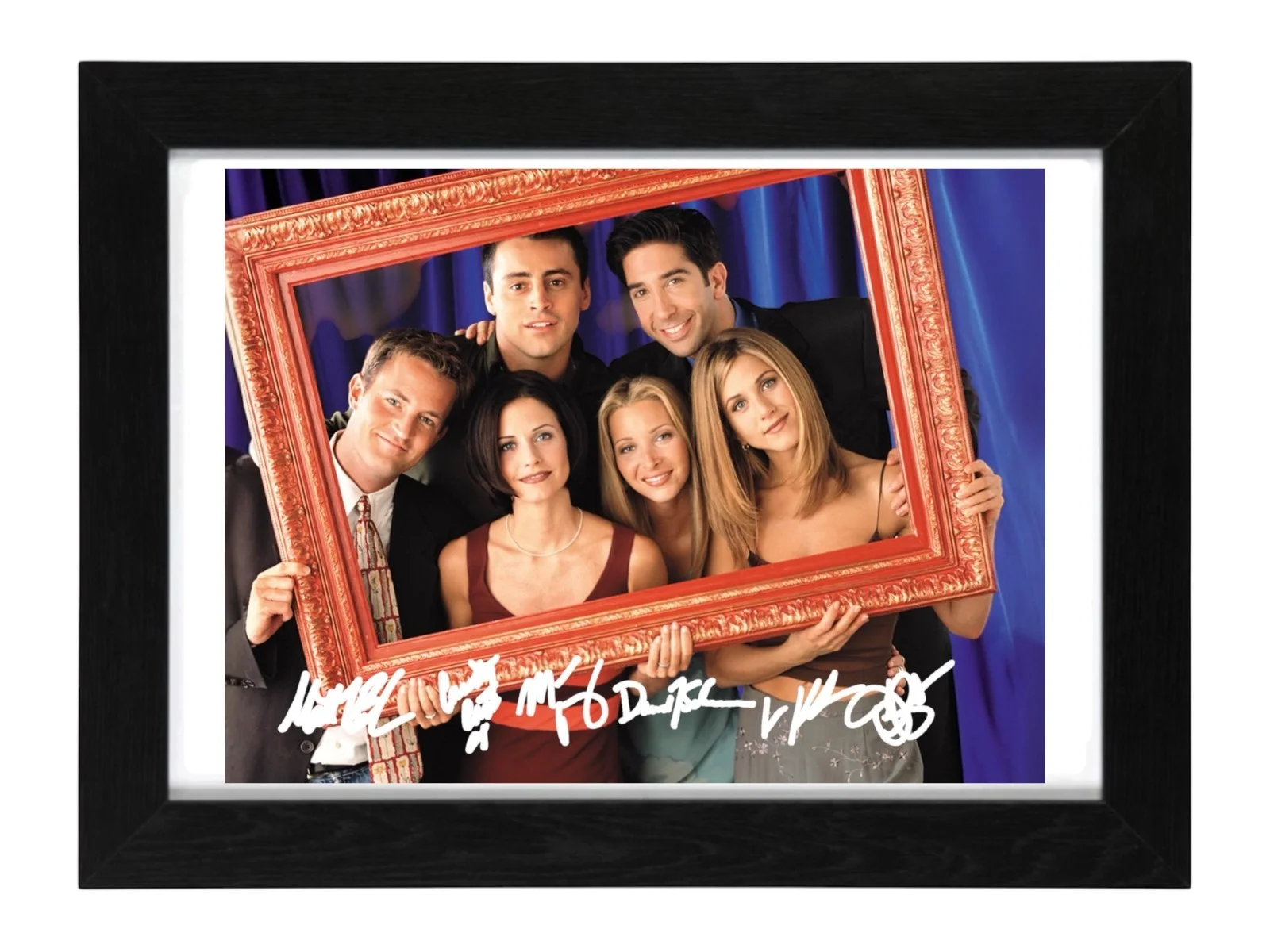 Friends Cast Multi Signed Autograph PHOTO Pre Print 6x4/A4/ Framed / Friends, изображение 2