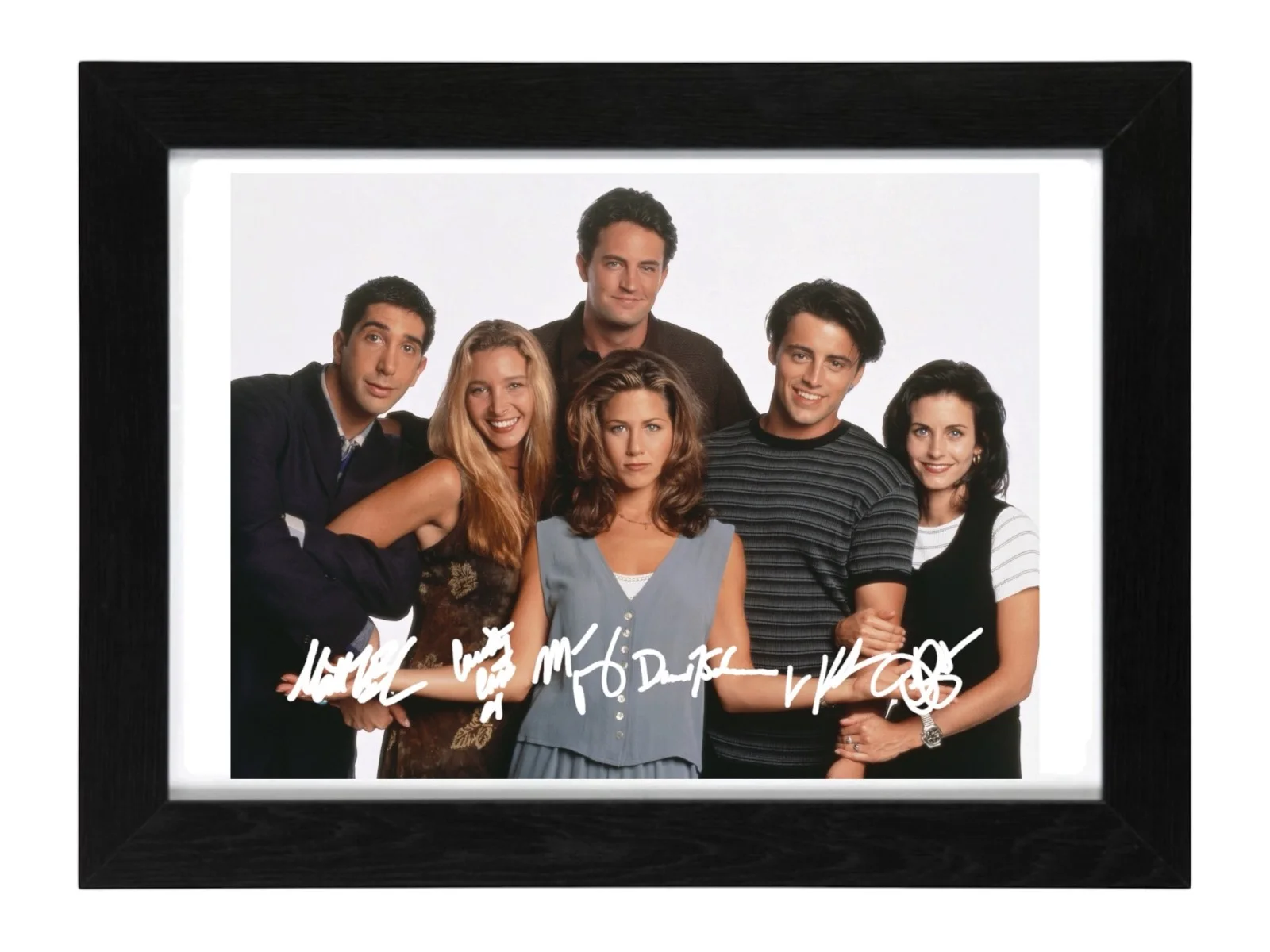 Friends Cast Multi Signed Autograph PHOTO Pre Print 6x4/A4/ Framed / Friends, изображение 2