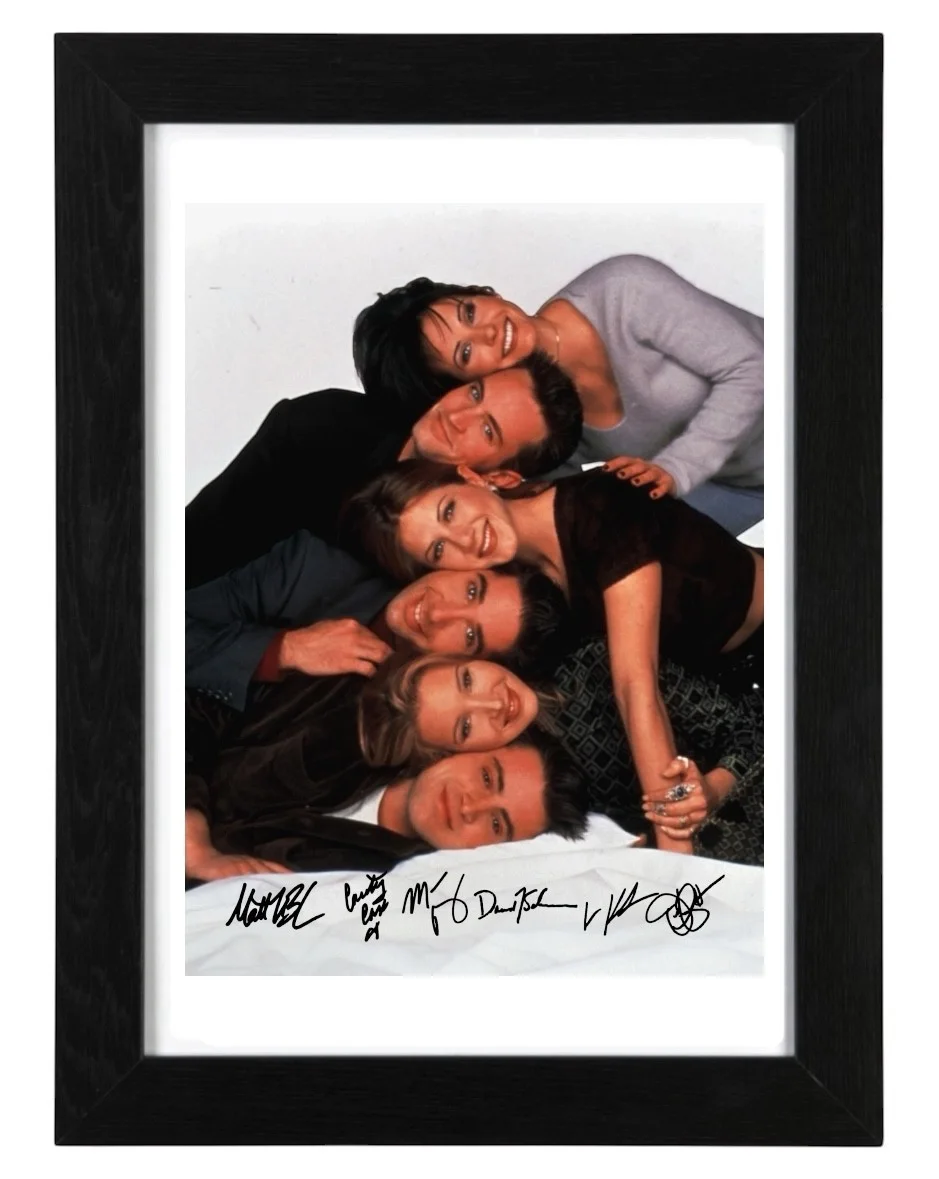 Friends Cast Multi Signed Autograph PHOTO Pre Print 6x4/A4/ Framed / Friends, изображение 2