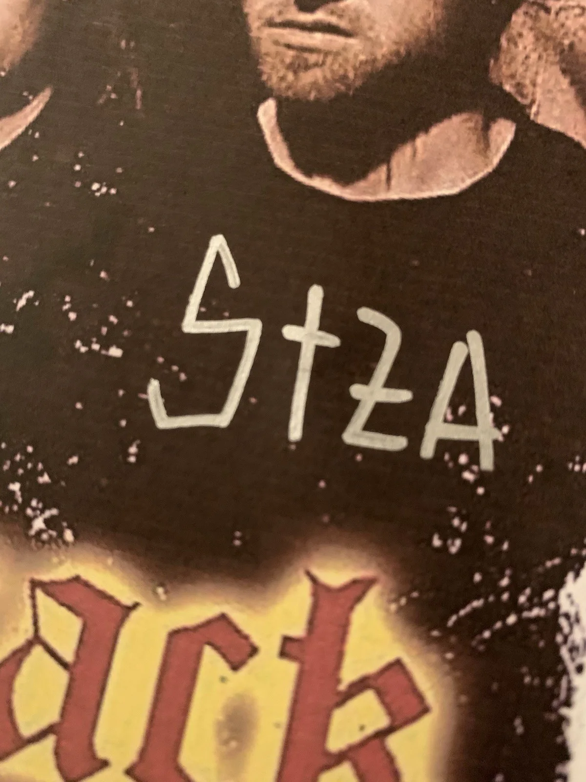 LEFTOVER CRACK TOUR PROMO!!HAND SIGNED BY STZA!!!AUTHENTIC!!! RARE!!!, image 2