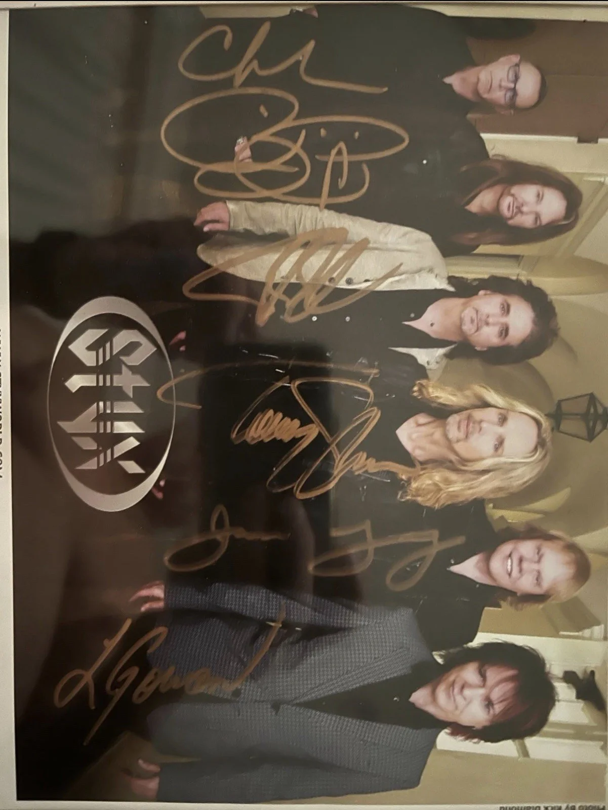 Styx Original Autographed Band Photo Signed Music Industry Photograph, изображение 3