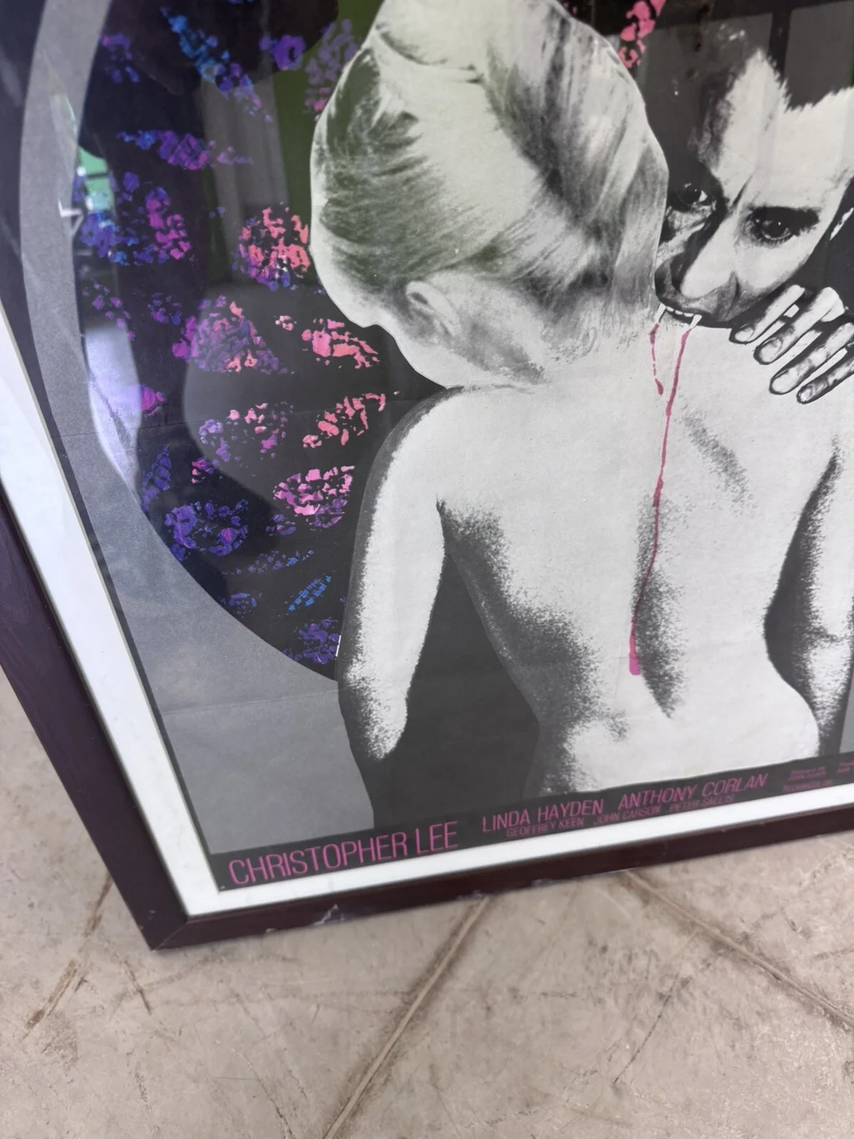 Rare Vintage Une Messe Pour Dracula 1970 Film Poster, изображение 3