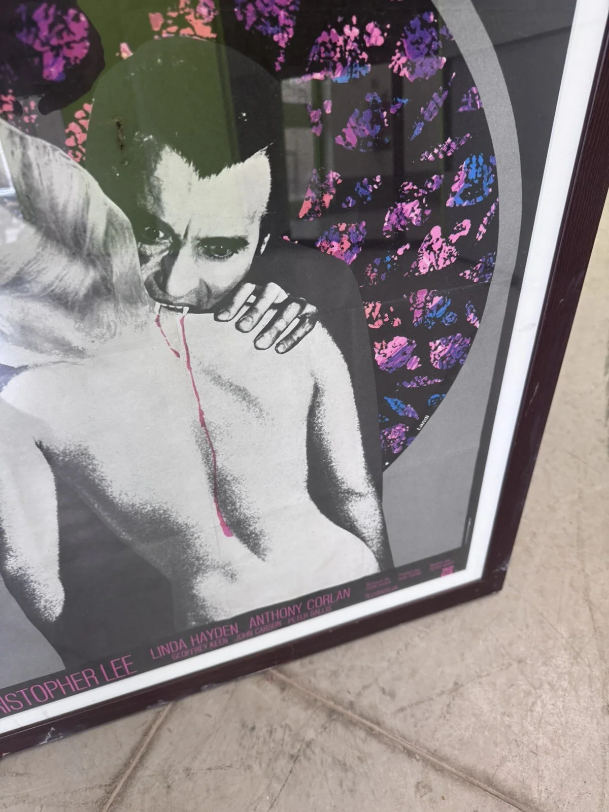 Rare Vintage Une Messe Pour Dracula 1970 Film Poster, изображение 4