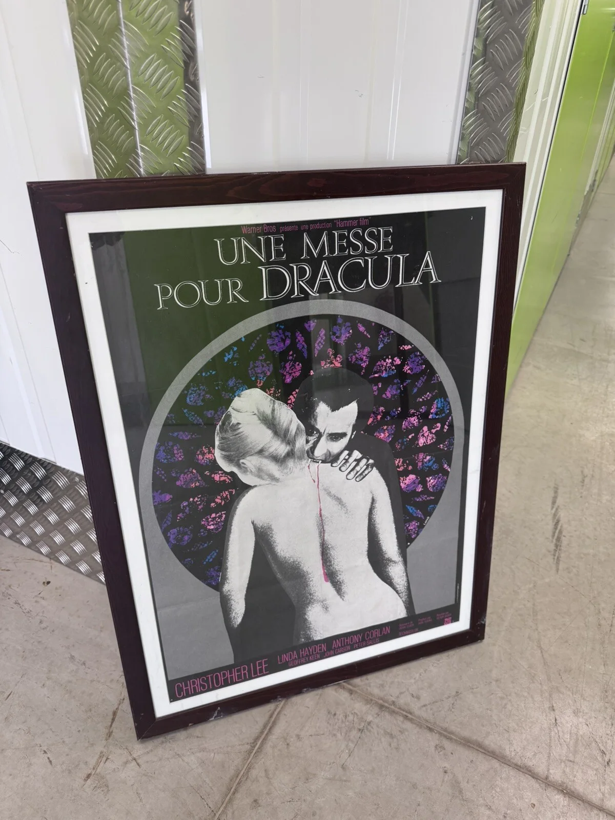 Rare Vintage Une Messe Pour Dracula 1970 Film Poster, изображение 5