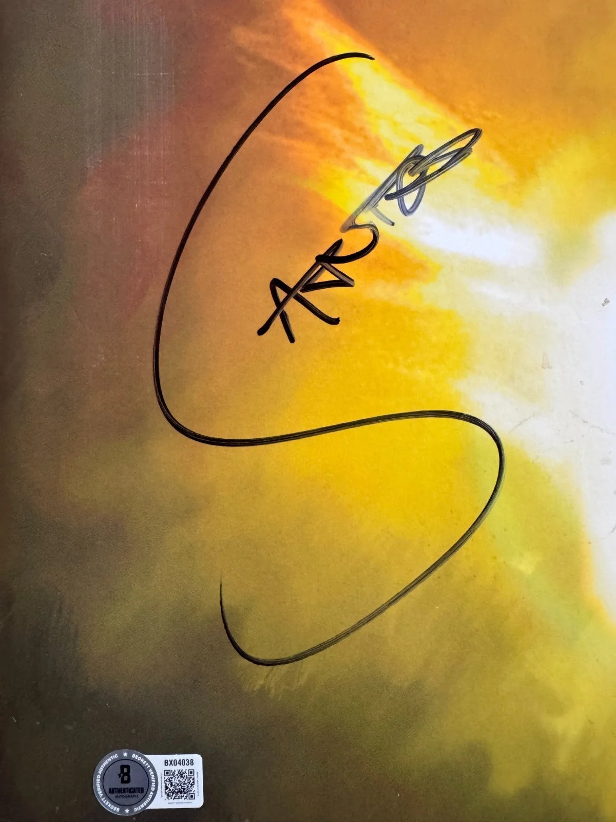 Santan Dave Signed Autographed Vinyl LP The Boy Who Played the Harp Beckett COA, изображение 2